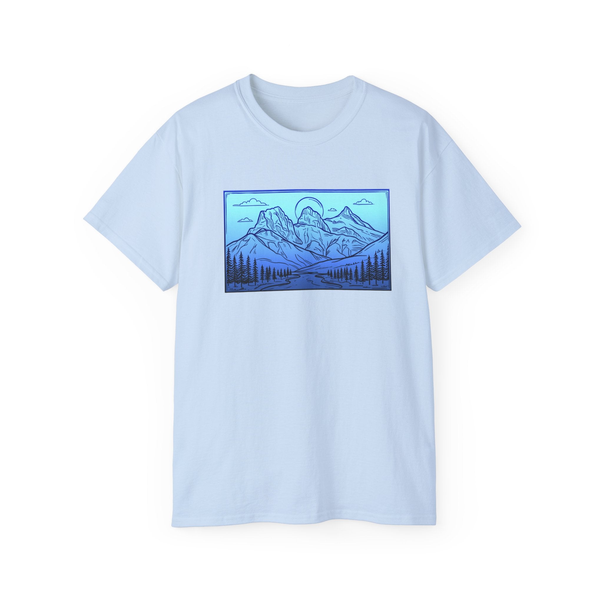 3 Sisters Canmore Alberta Art T-Shirt — 3 Sisters Canmore Alberta Graphic Tee