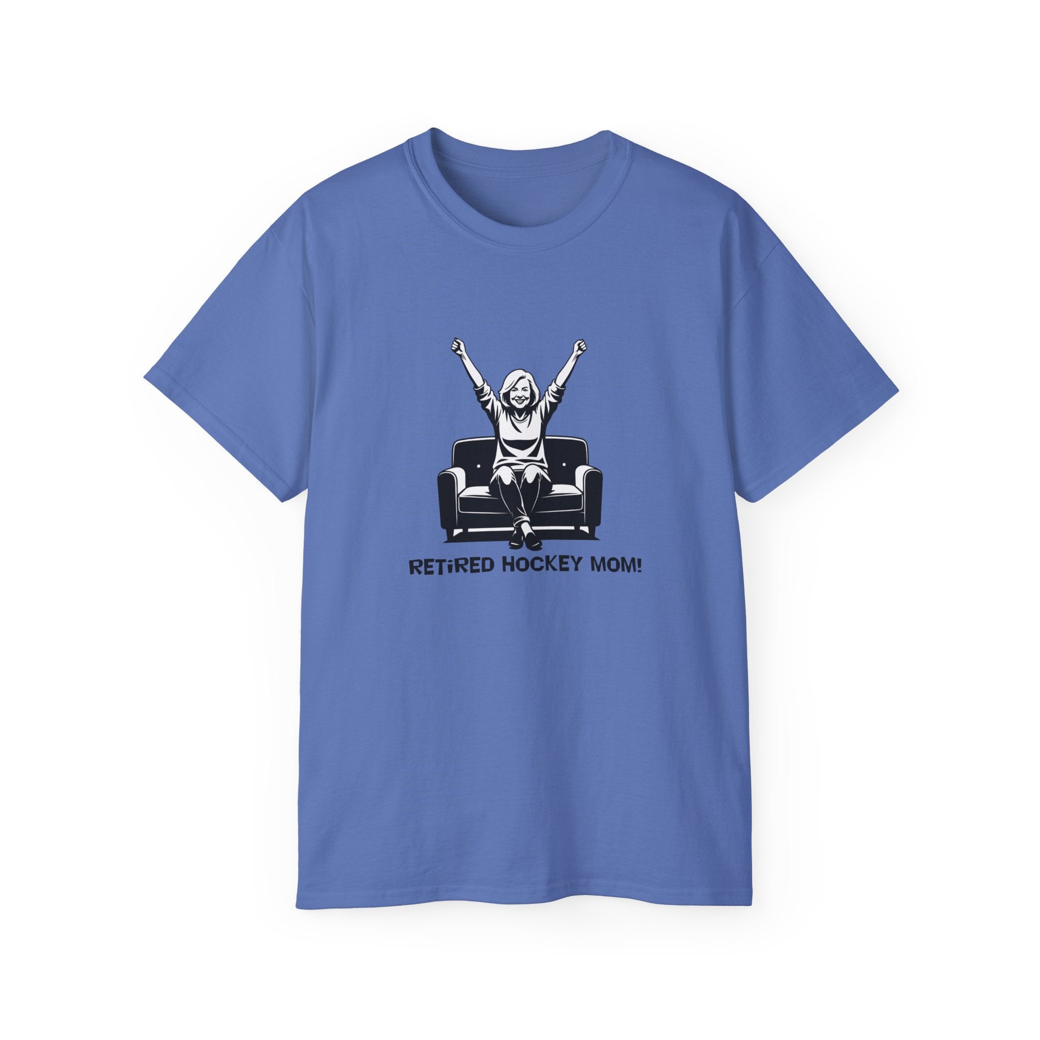 Hockey Mom T-Shirt — Retired Hockey Mom Graphic Tee