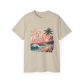 Life's a Beach T-Shirt – Retro Sunset Palm Beach Graphic Tee