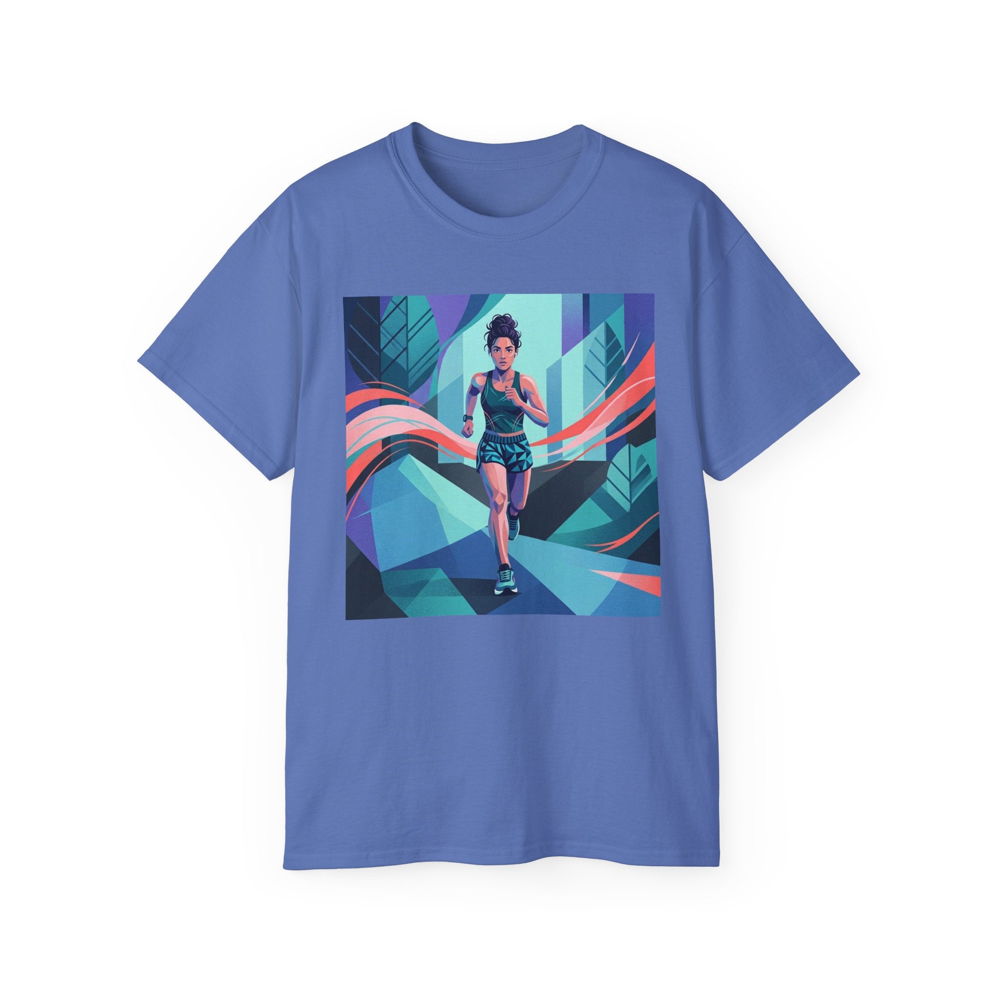 Female Jogger Art T-Shirt — Female Jogger  Graphic Tee