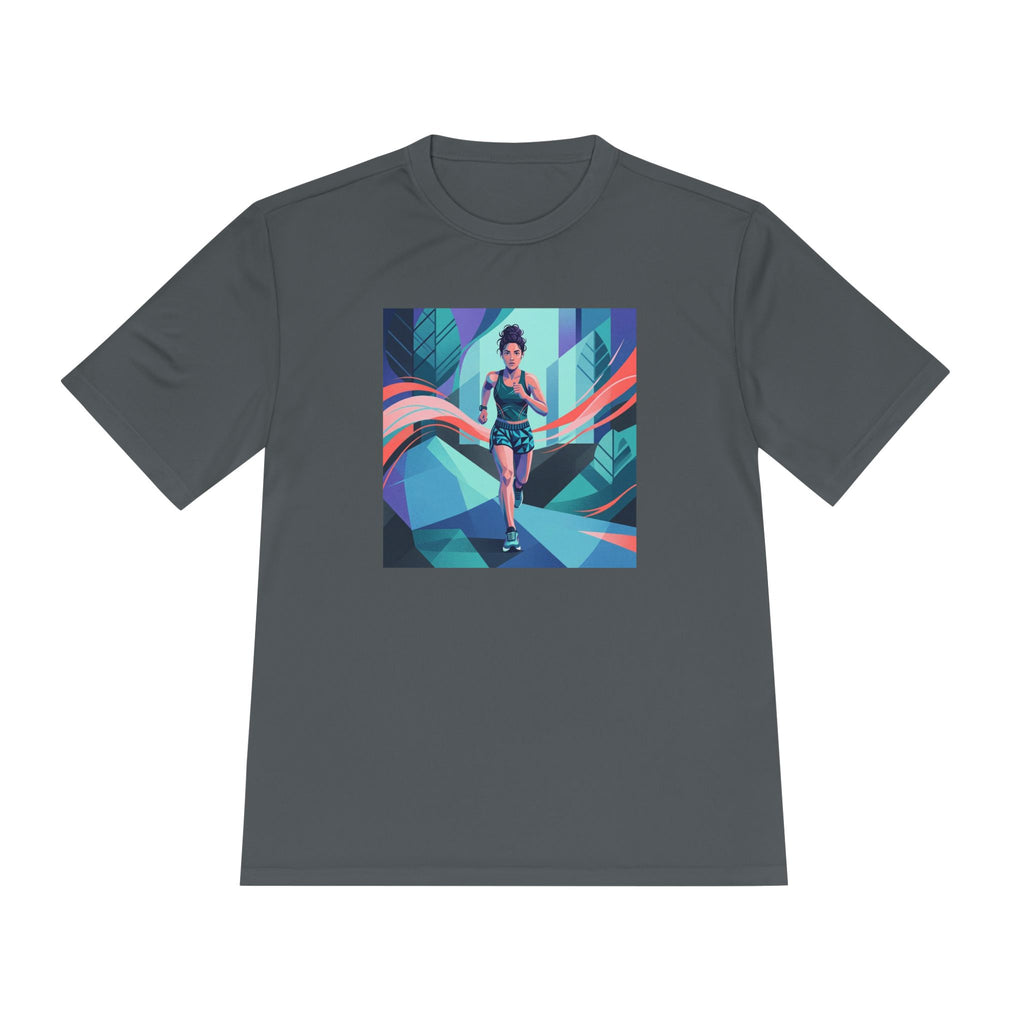 Female Jogger Graphic- Graphic Tee — Women’s Fitness T-Shirt