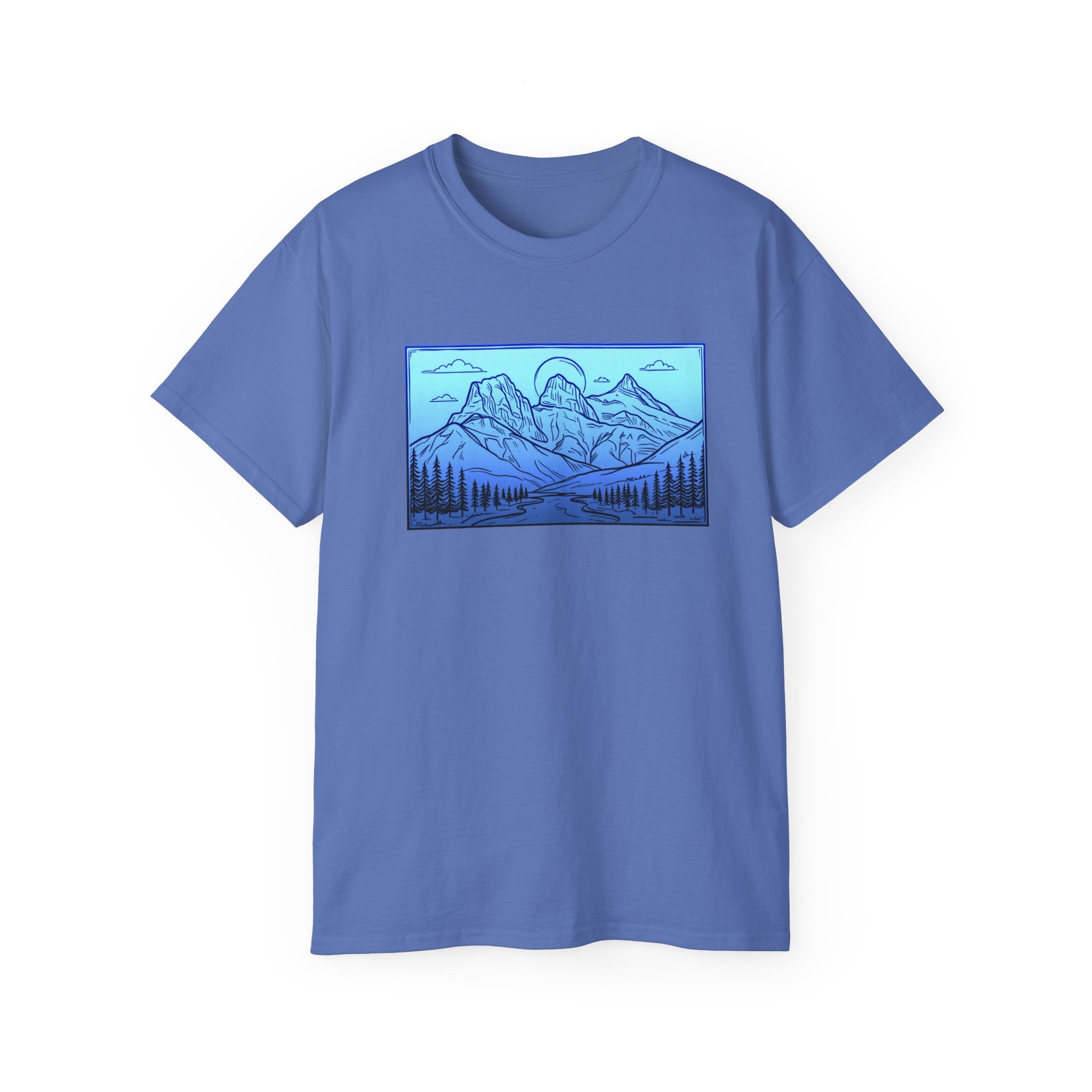 3 Sisters Canmore Alberta Art T-Shirt — 3 Sisters Canmore Alberta Graphic Tee