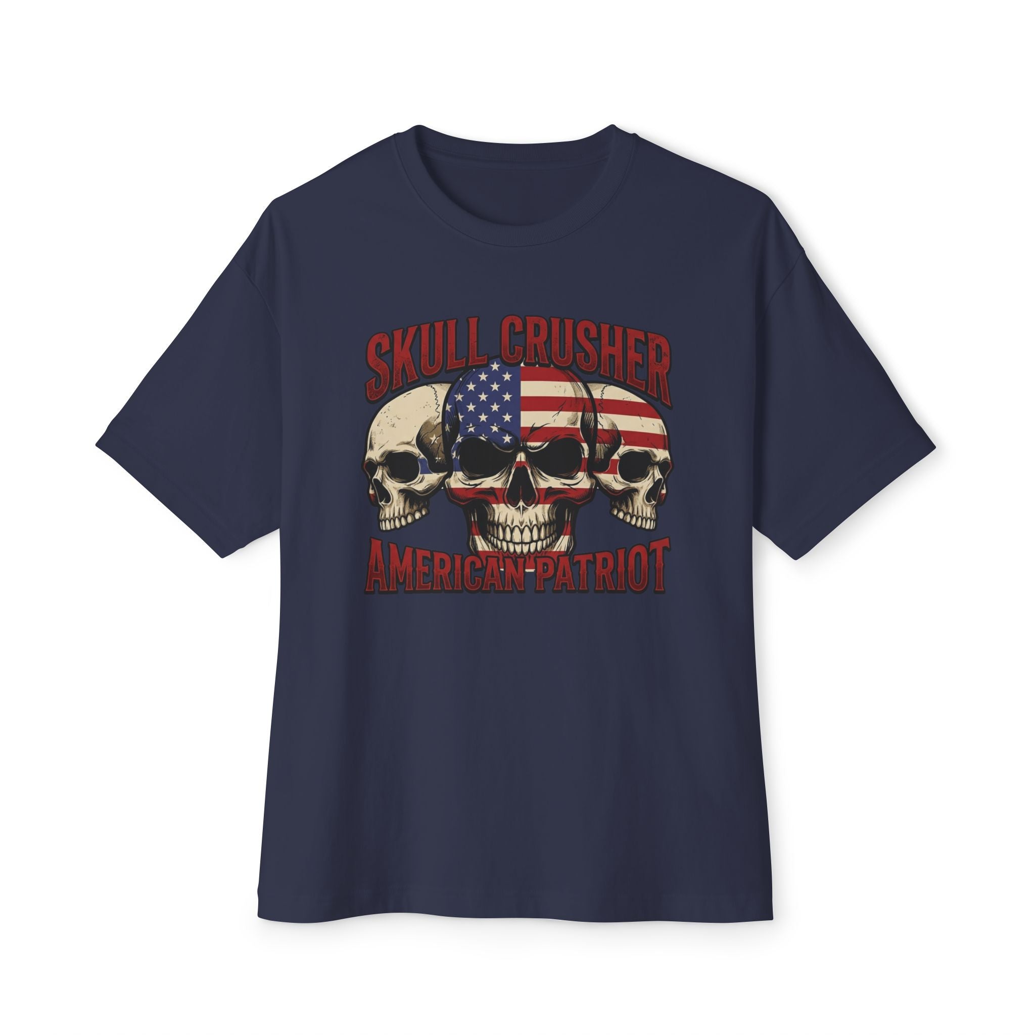 Skull Crusher American Patriot T-Shirt | Raven Quest - Raven Quest Apparel