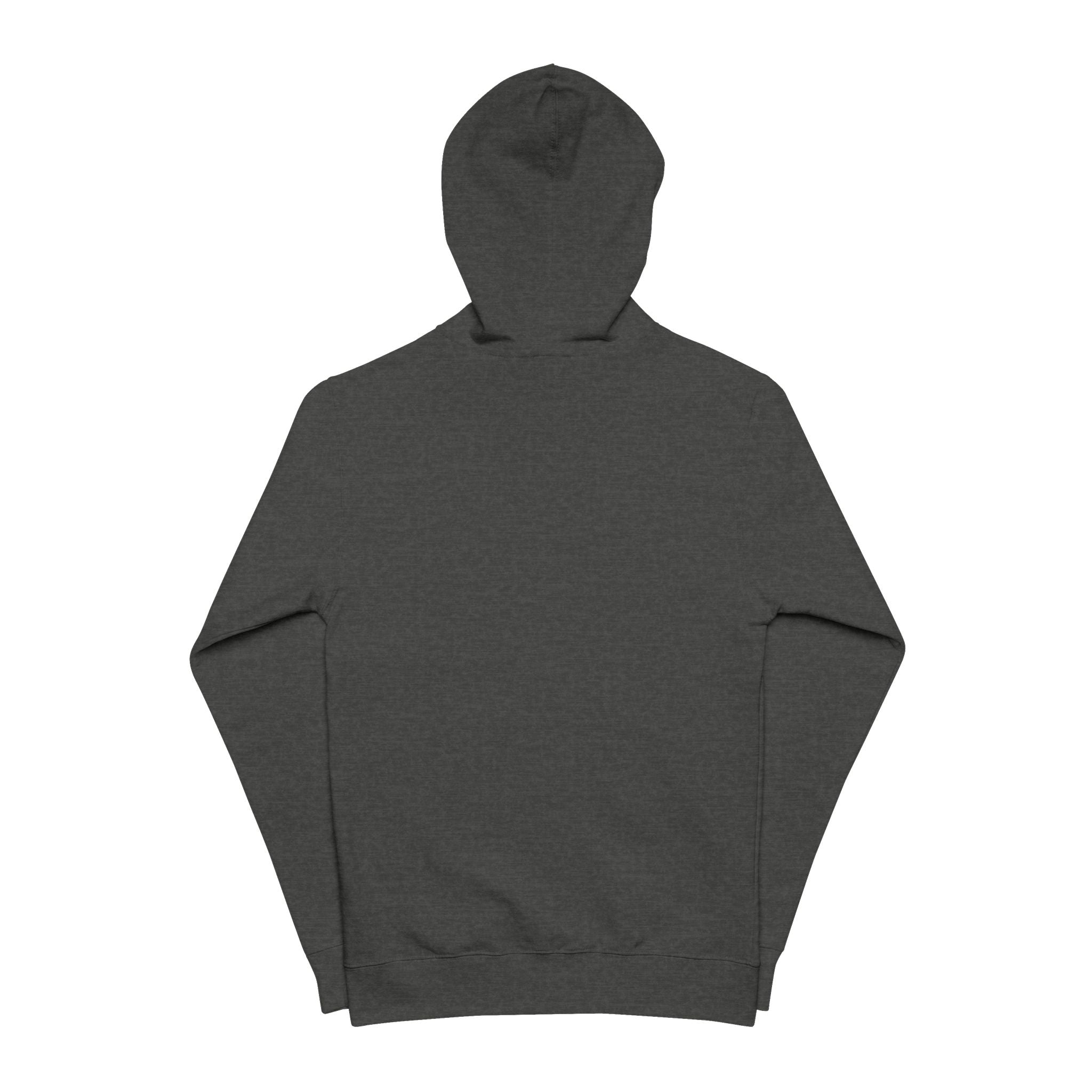 Zip Hoodie — Raven Quest Athletics Logo, Cozy Fleece Zip-Up