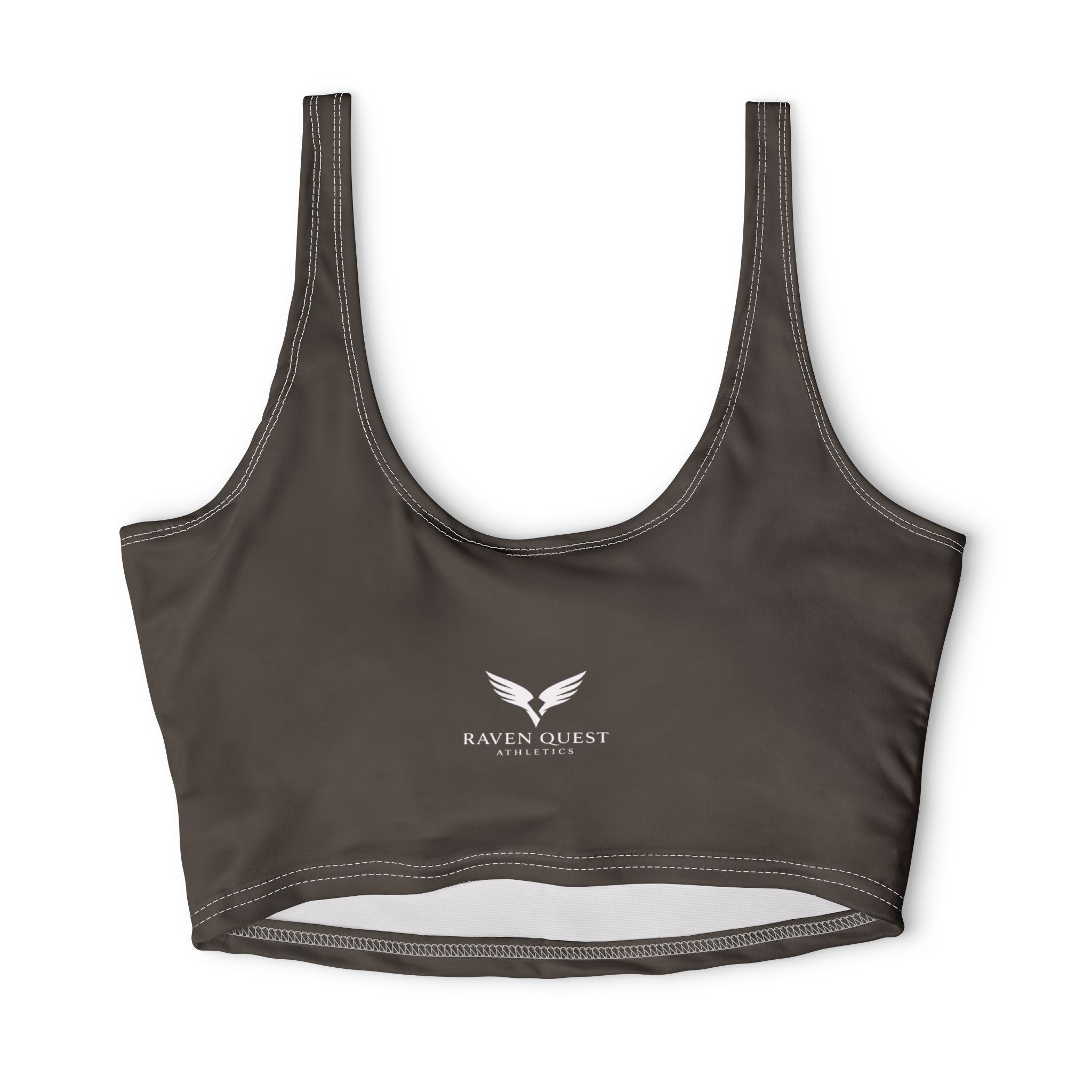 Raven Quest Floral Mandala Sports Bra — Comfortable Athletic Crop Top