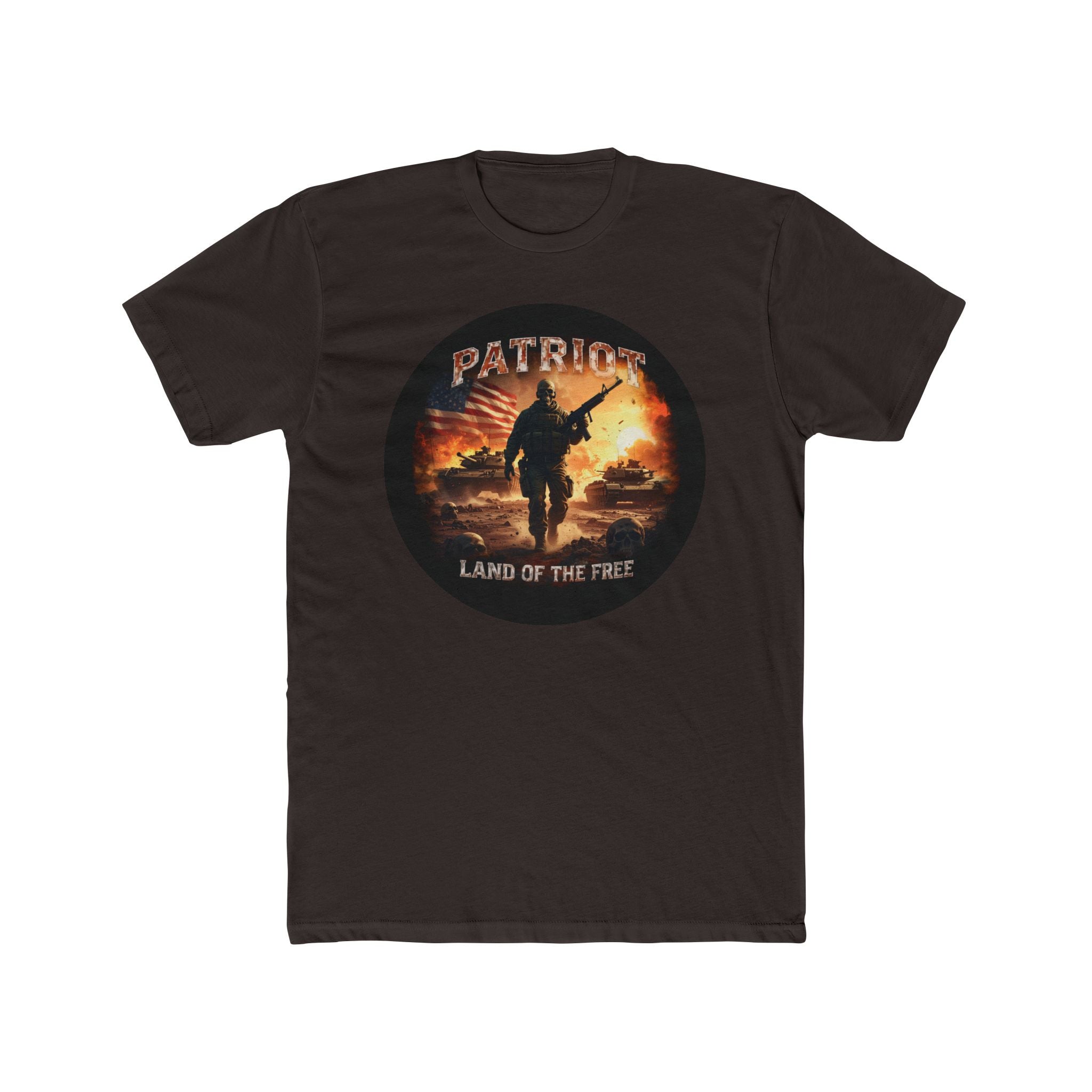 Patriot Soldier Graphic Tee — Military Veteran Tribute T-Shirt - Raven Quest Apparel