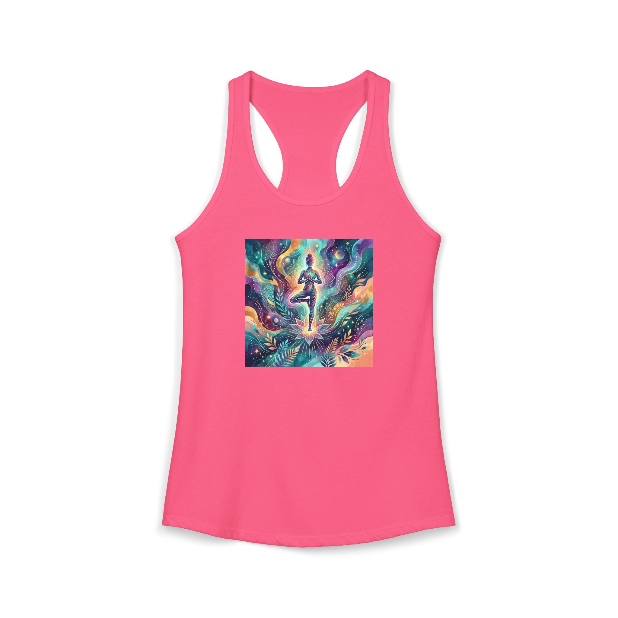 Zen Women's Ideal Racerback Graphic Tank | Rave Quest - Raven Quest Apparel