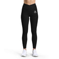 Women’s Luxe Leggings — Minimal Raven Quest Logo High-Waist Activewear