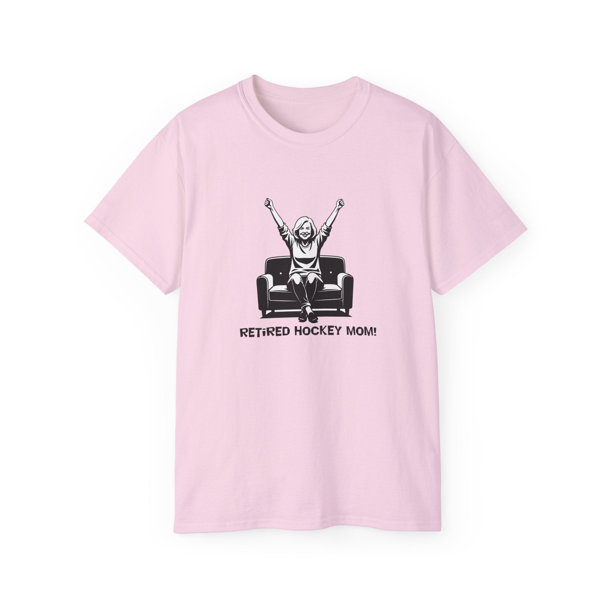 Hockey Mom T-Shirt — Retired Hockey Mom Graphic Tee