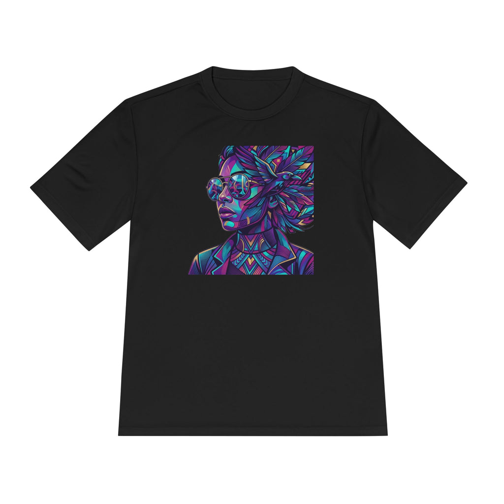 Abstract Graphic Tee — Women’s Fitness T-Shirt
