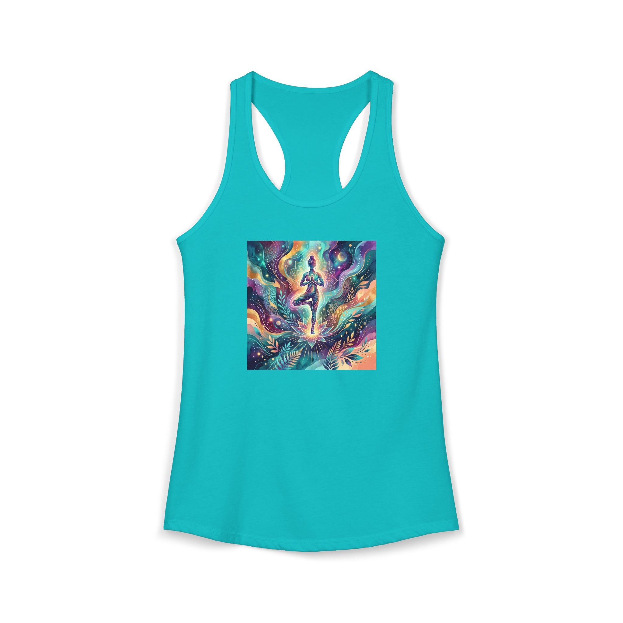 Zen Women's Ideal Racerback Graphic Tank | Rave Quest - Raven Quest Apparel