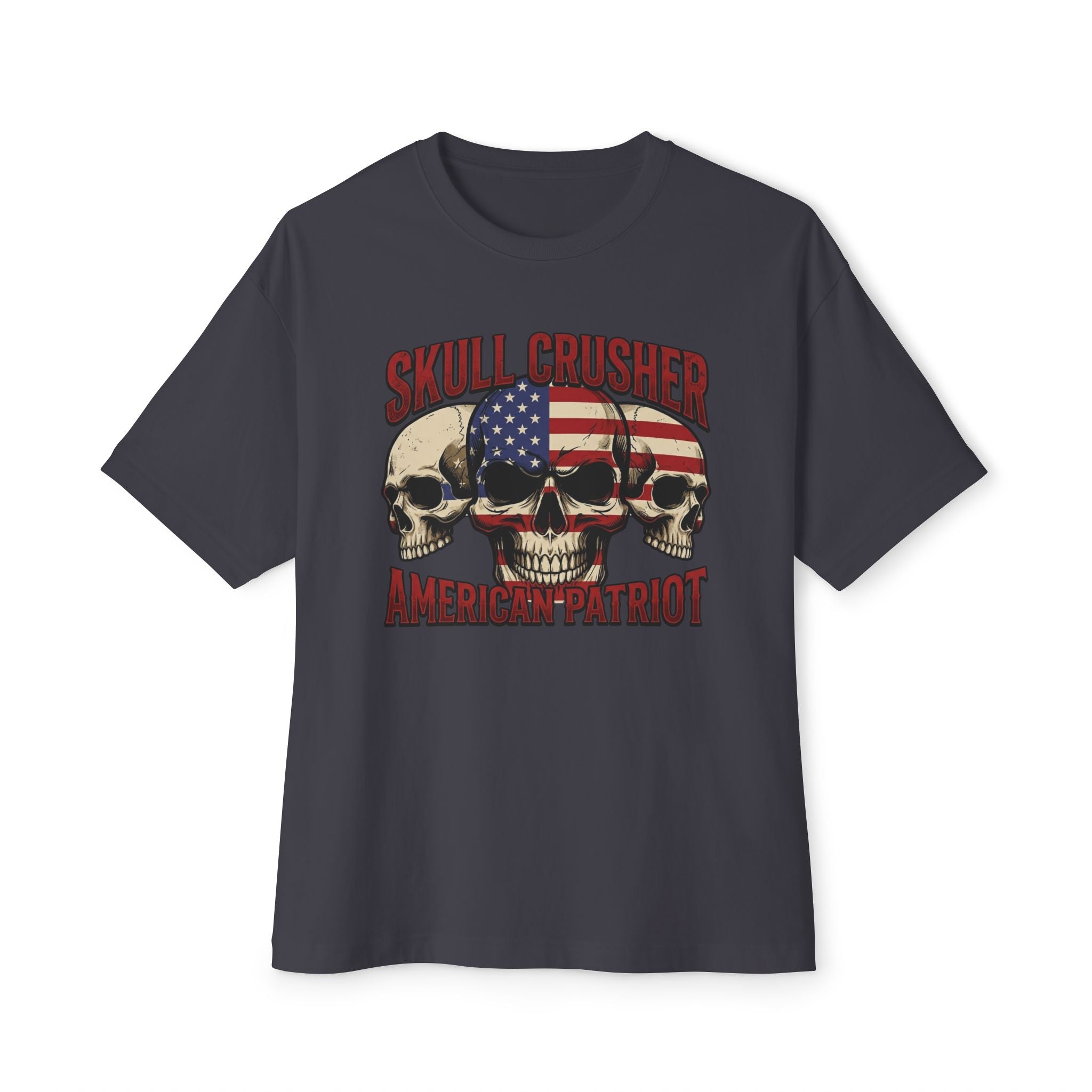 Skull Crusher American Patriot T-Shirt | Raven Quest - Raven Quest Apparel