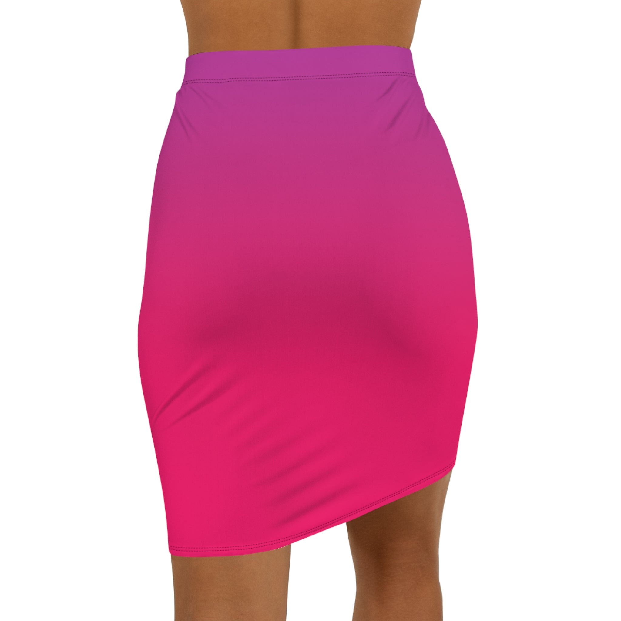 Alive Pencil Skirt — Women's Mid-Waist Slim Fit