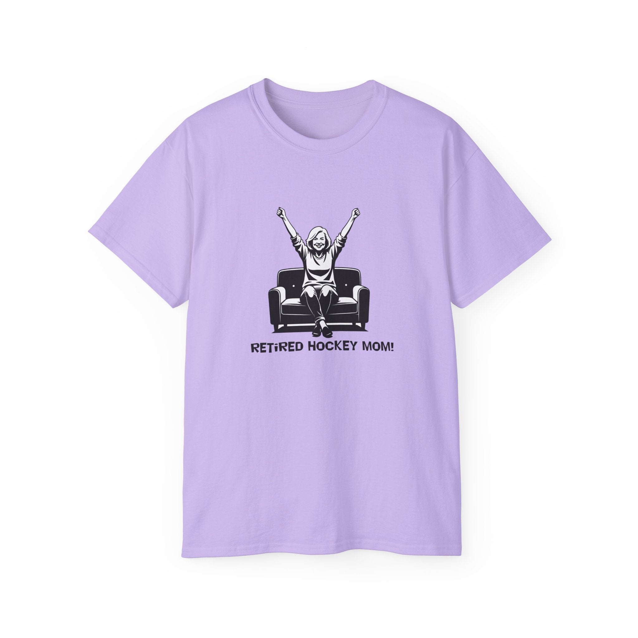 Hockey Mom T-Shirt — Retired Hockey Mom Graphic Tee