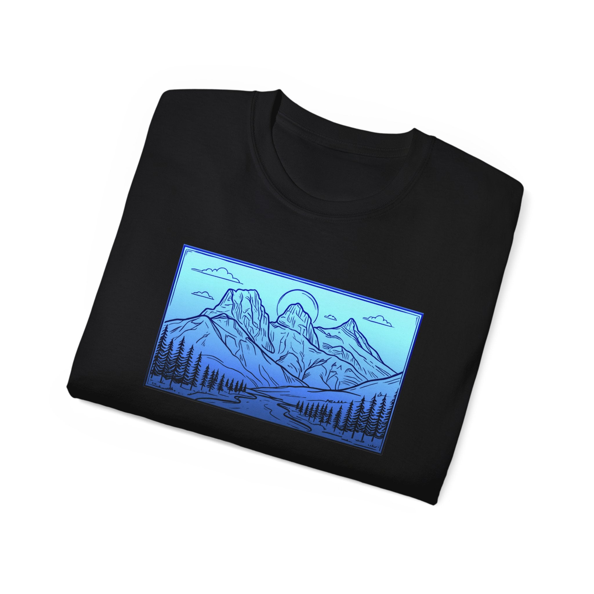 3 Sisters Canmore Alberta Art T-Shirt — 3 Sisters Canmore Alberta Graphic Tee