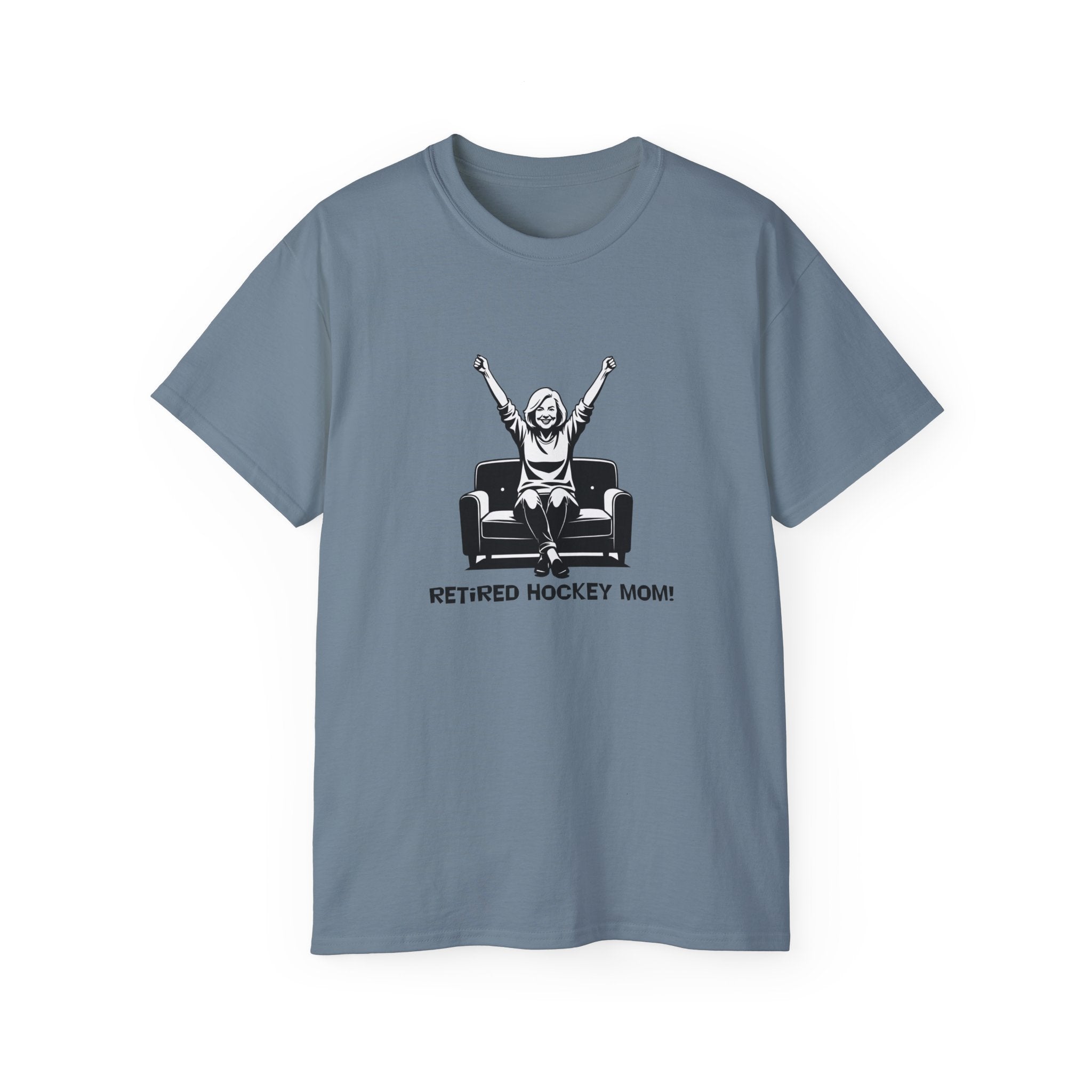 Hockey Mom T-Shirt — Retired Hockey Mom Graphic Tee