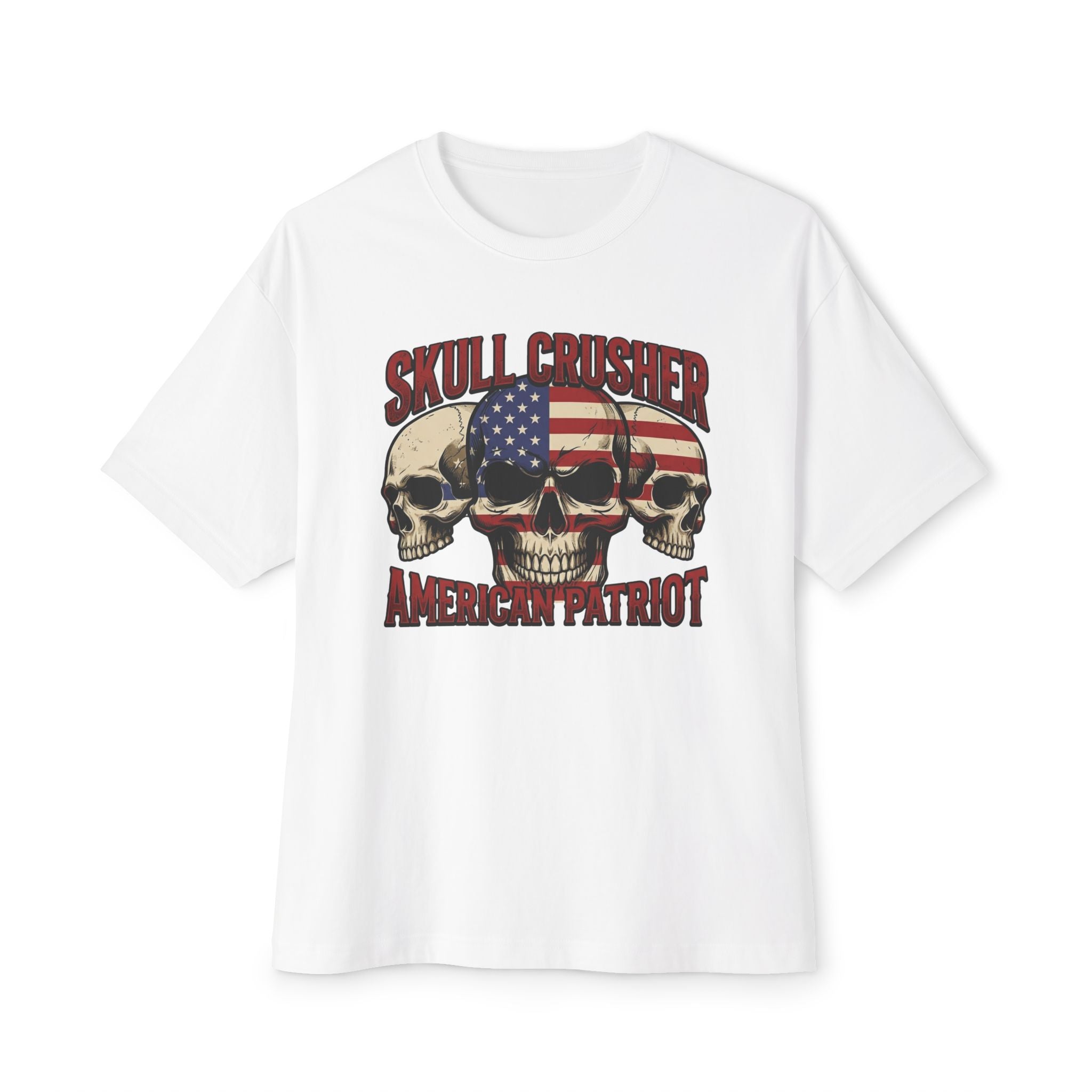 Skull Crusher American Patriot T-Shirt | Raven Quest - Raven Quest Apparel
