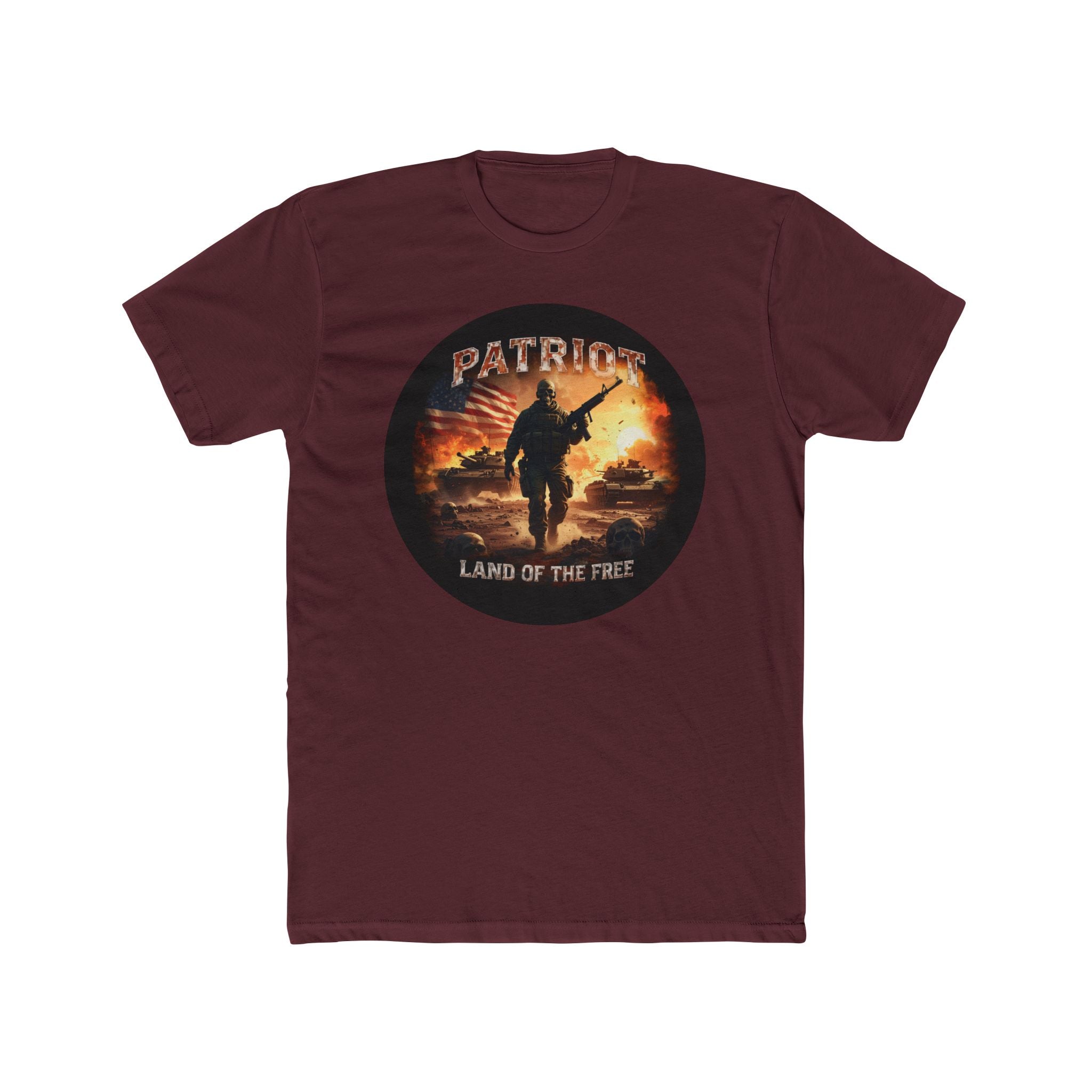 Patriot Soldier Graphic Tee — Military Veteran Tribute T-Shirt - Raven Quest Apparel