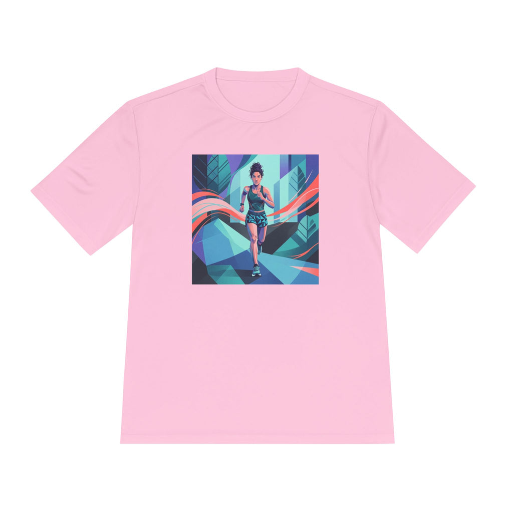 Female Jogger Graphic- Graphic Tee — Women’s Fitness T-Shirt