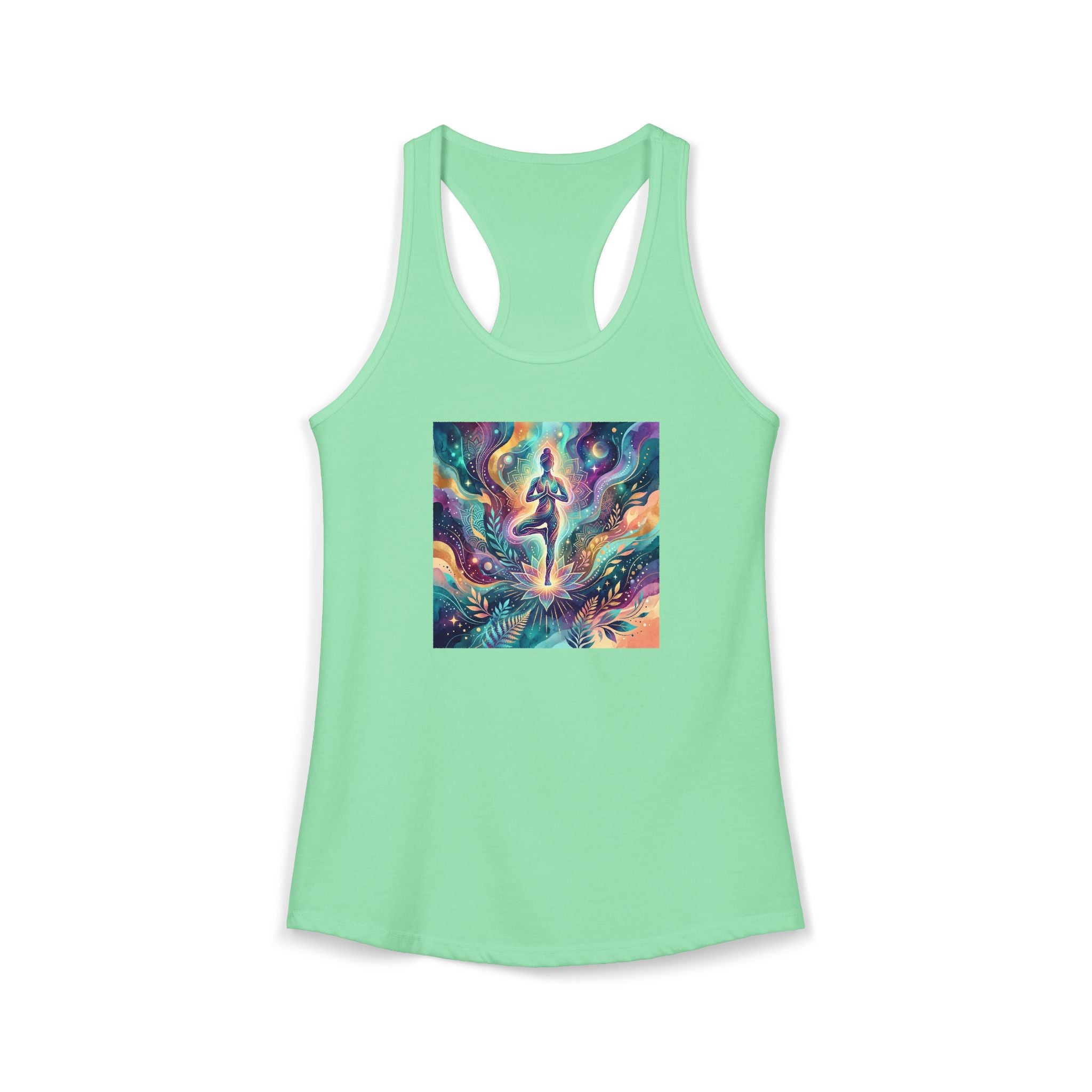 Zen Women's Ideal Racerback Graphic Tank | Rave Quest - Raven Quest Apparel
