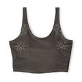 Raven Quest Floral Mandala Sports Bra — Comfortable Athletic Crop Top