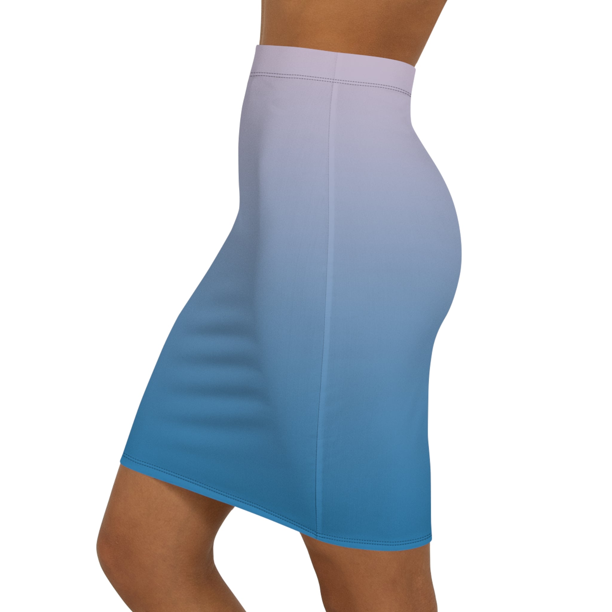 Morning Pencil Skirt — Women's Mid-Waist Slim Fit