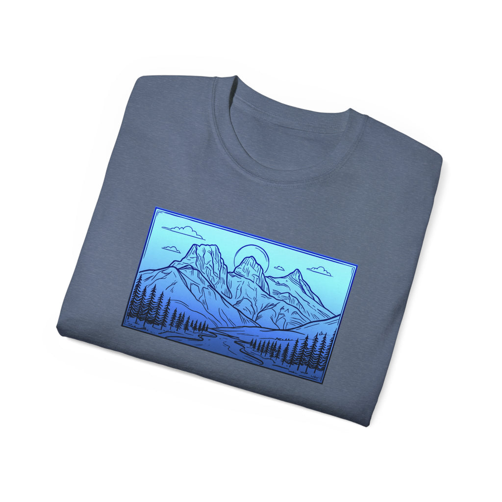 3 Sisters Canmore Alberta Art T-Shirt — 3 Sisters Canmore Alberta Graphic Tee