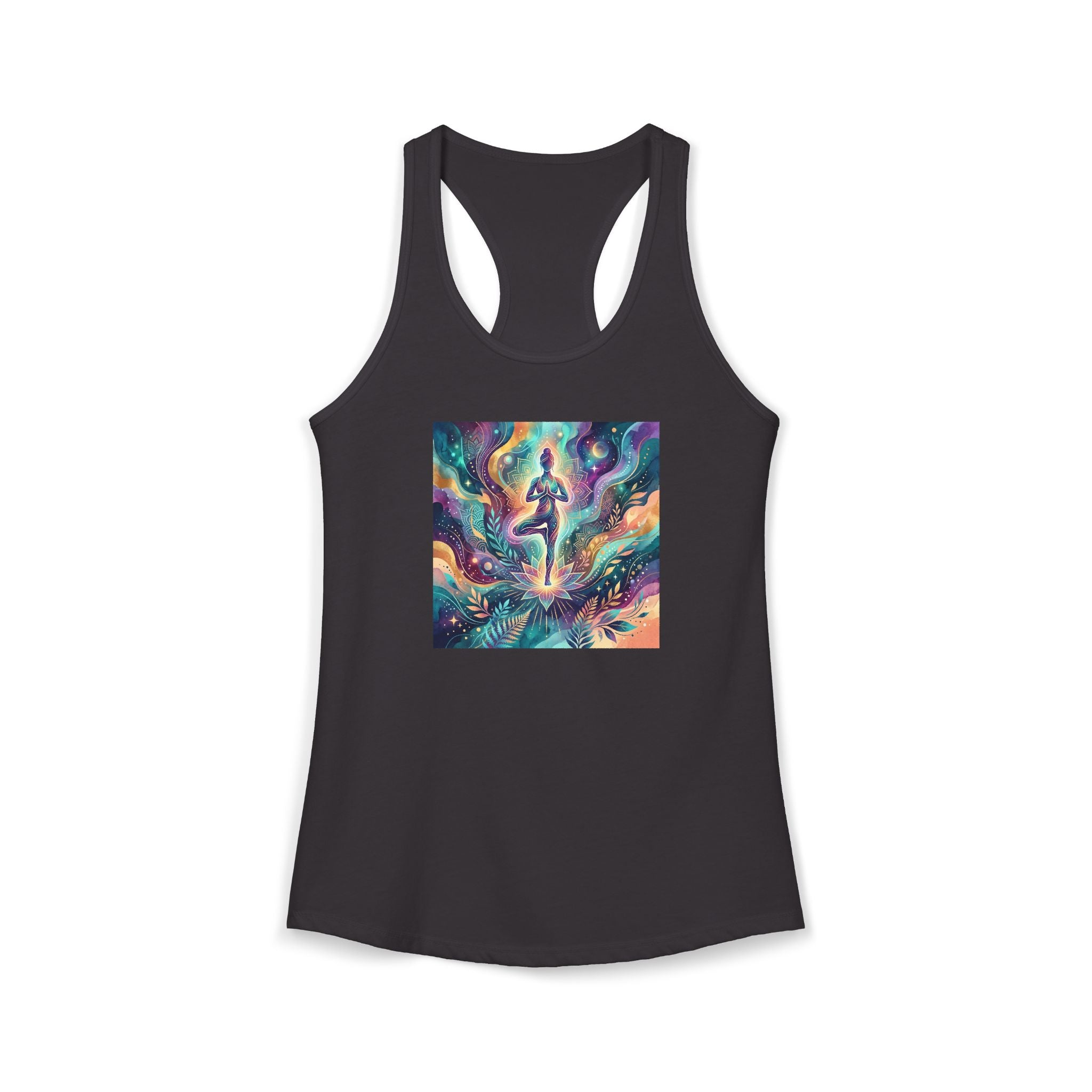 Zen Women's Ideal Racerback Graphic Tank | Rave Quest - Raven Quest Apparel
