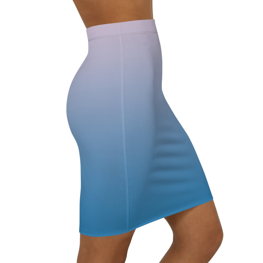 Morning Pencil Skirt — Women's Mid-Waist Slim Fit