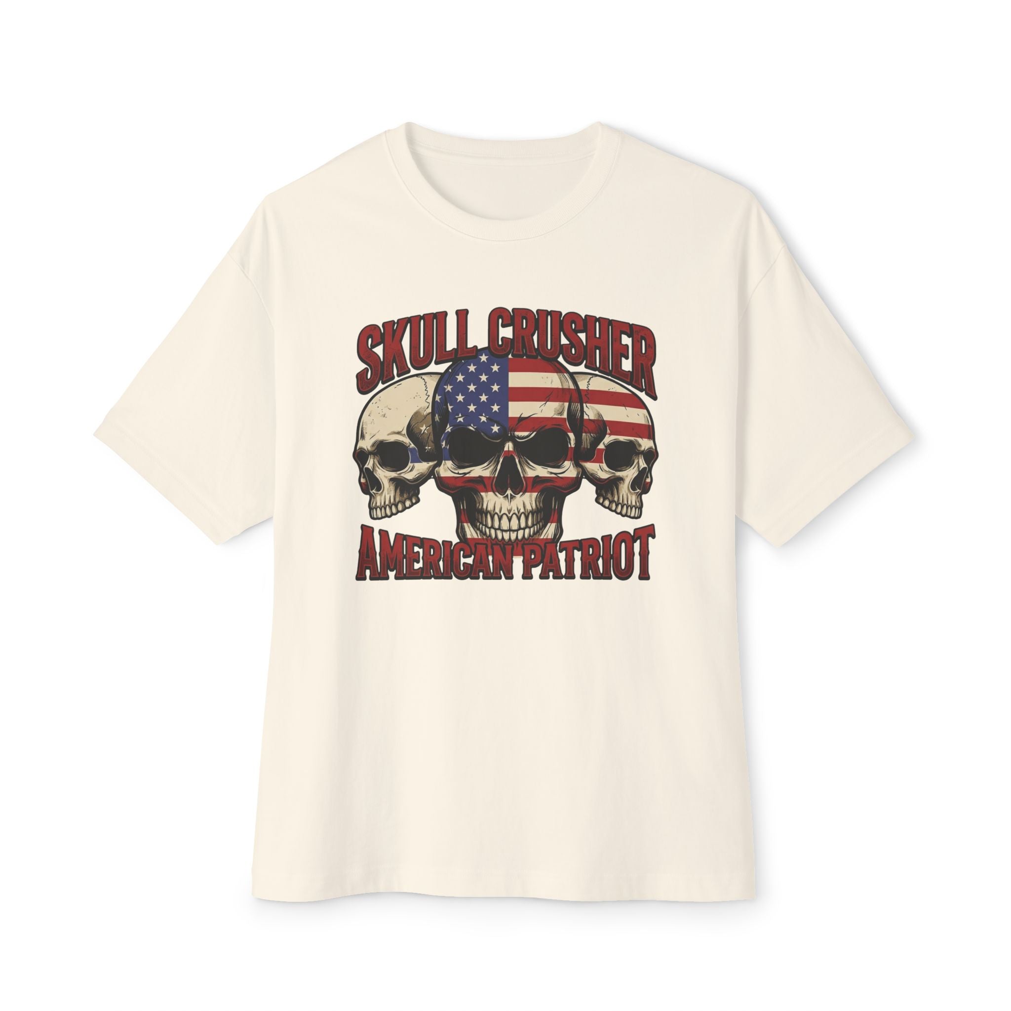Skull Crusher American Patriot T-Shirt | Raven Quest - Raven Quest Apparel