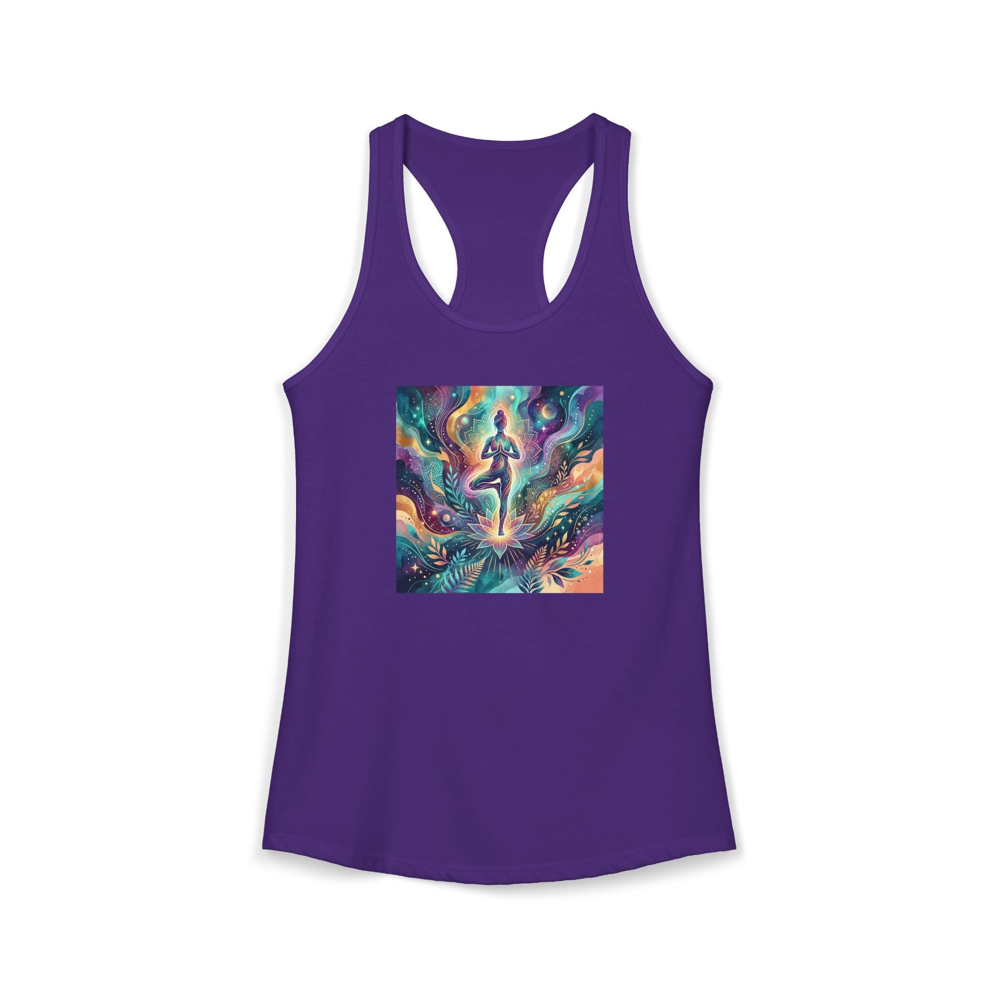Zen Women's Ideal Racerback Graphic Tank | Rave Quest - Raven Quest Apparel