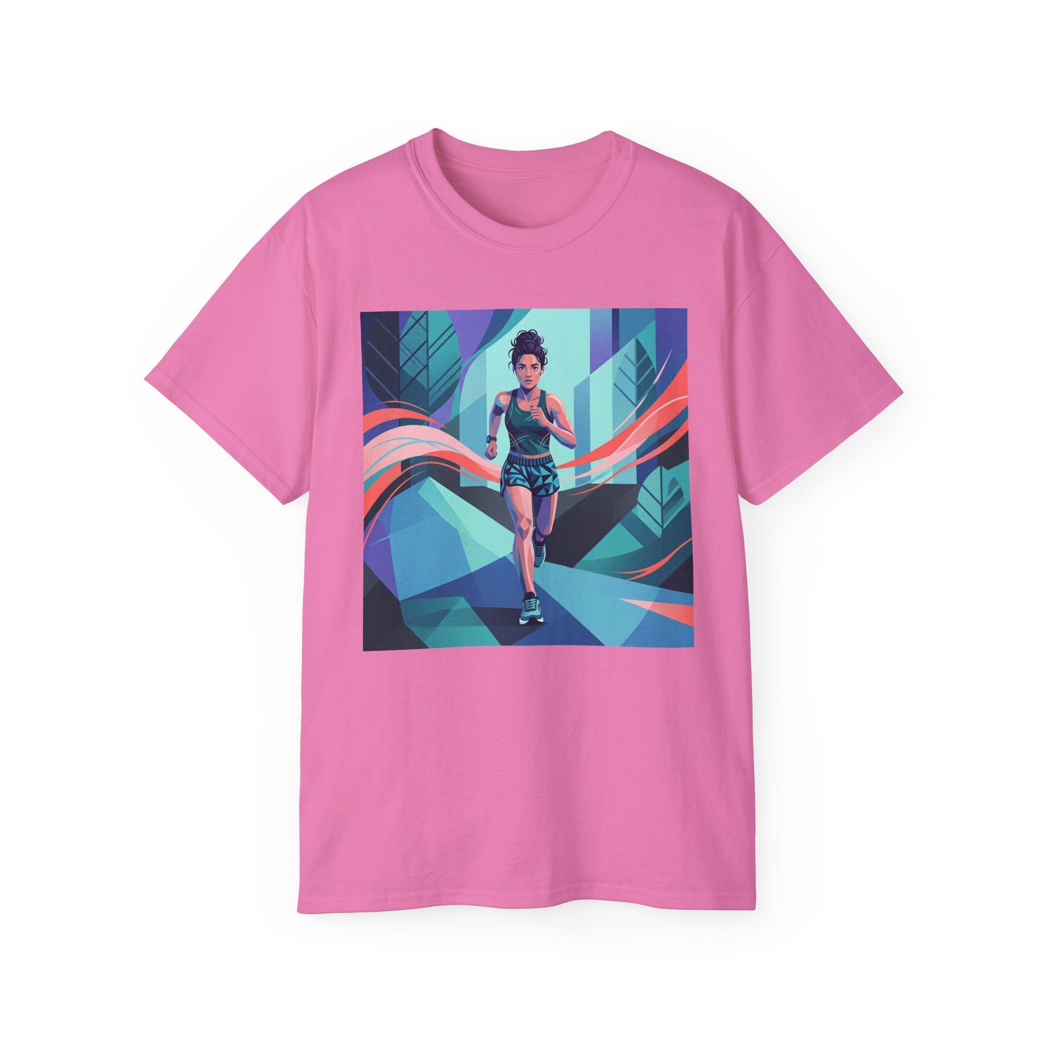 Female Jogger Art T-Shirt — Female Jogger  Graphic Tee
