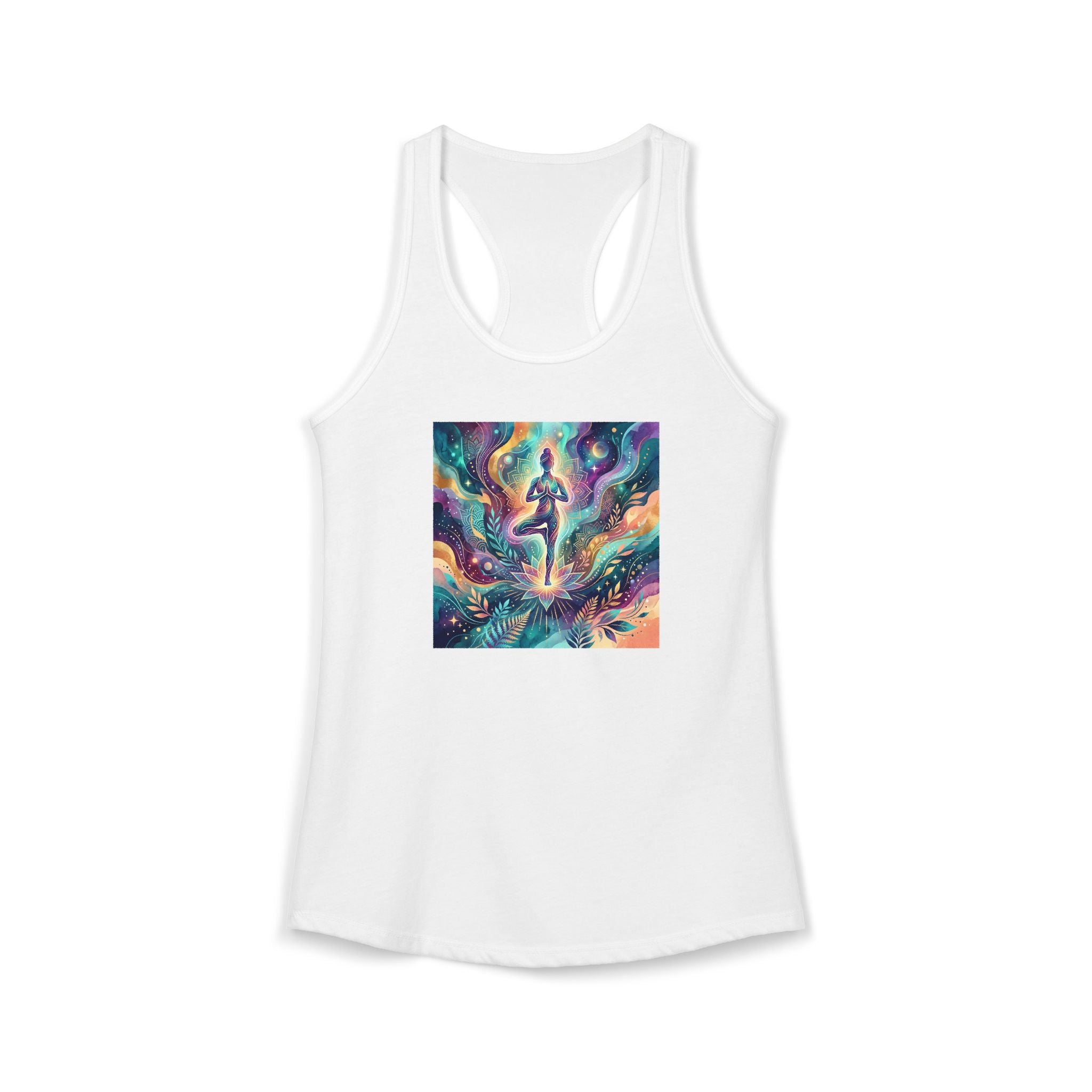 Zen Women's Ideal Racerback Graphic Tank | Rave Quest - Raven Quest Apparel