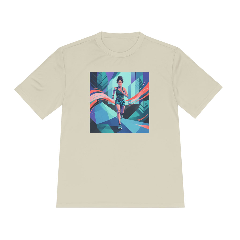 Female Jogger Graphic- Graphic Tee — Women’s Fitness T-Shirt