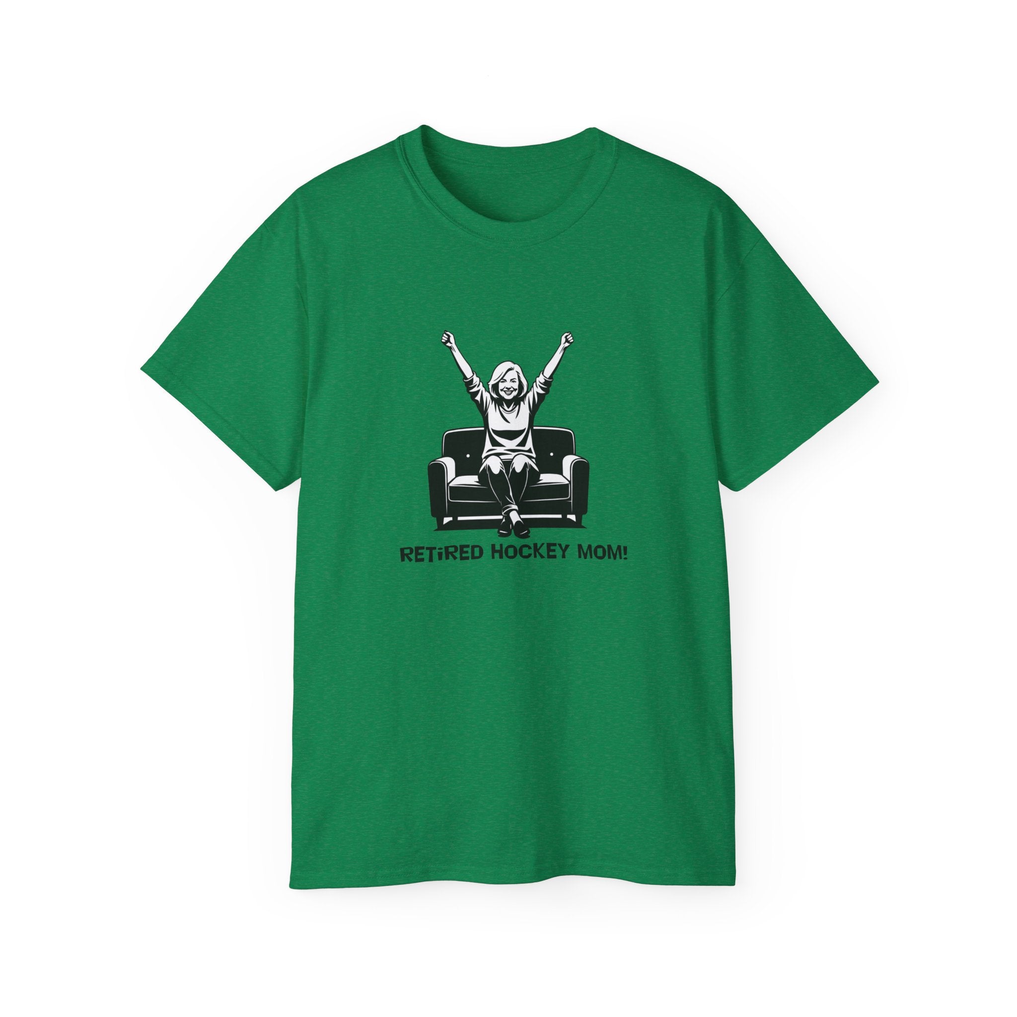 Hockey Mom T-Shirt — Retired Hockey Mom Graphic Tee