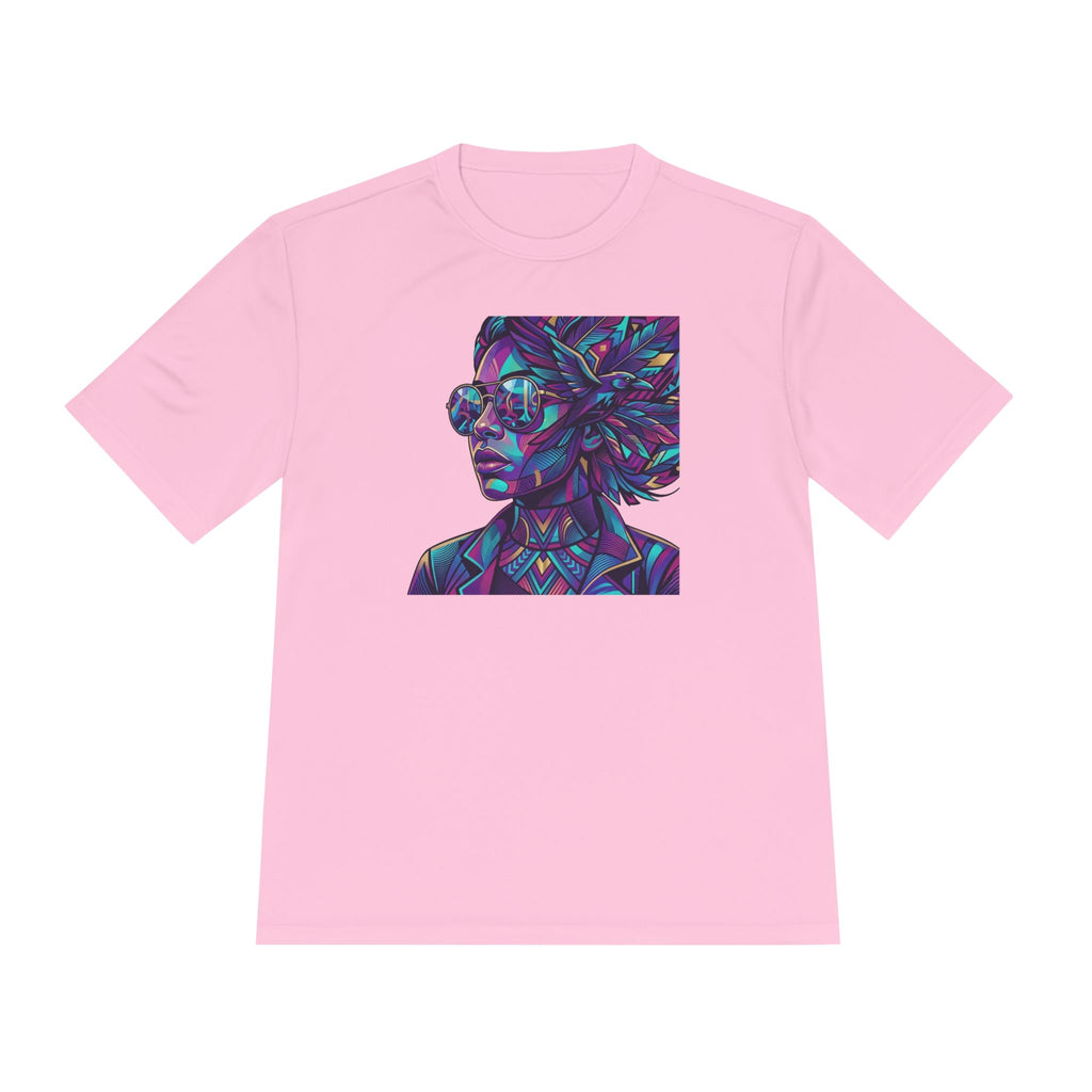 Abstract Graphic Tee — Women’s Fitness T-Shirt