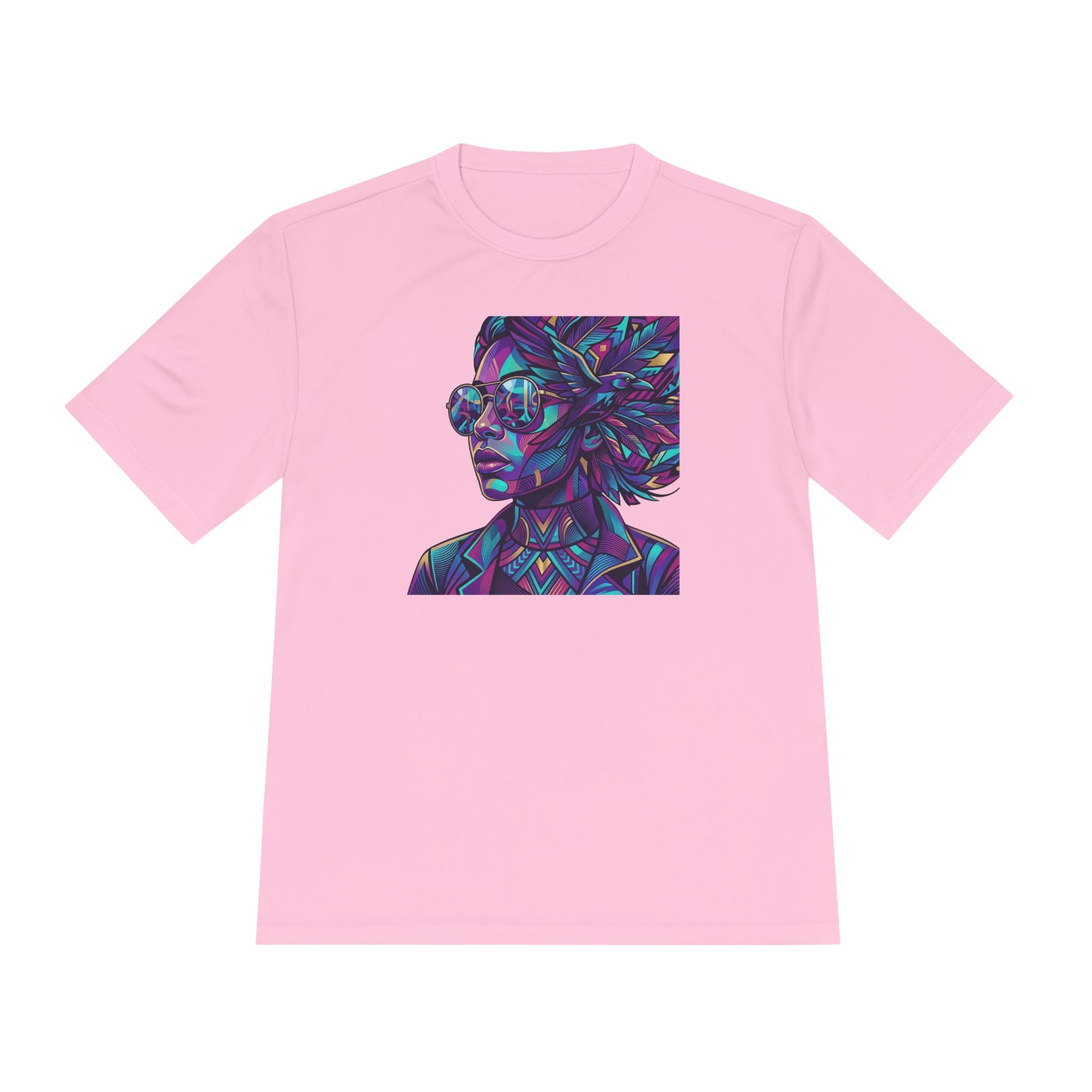Abstract Graphic Tee — Women’s Fitness T-Shirt