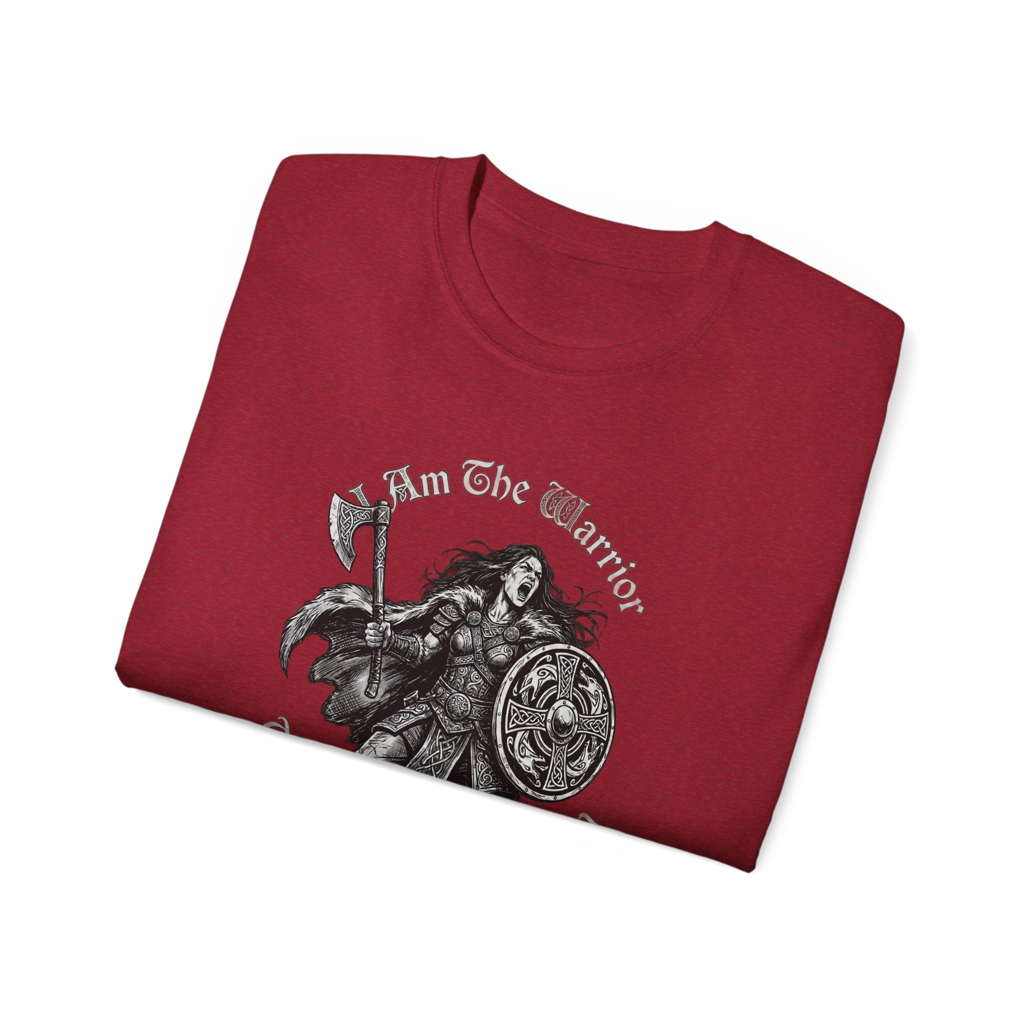 Warrior Shield T-Shirt — "I Am The Warrior, This Battle I Shall Win"