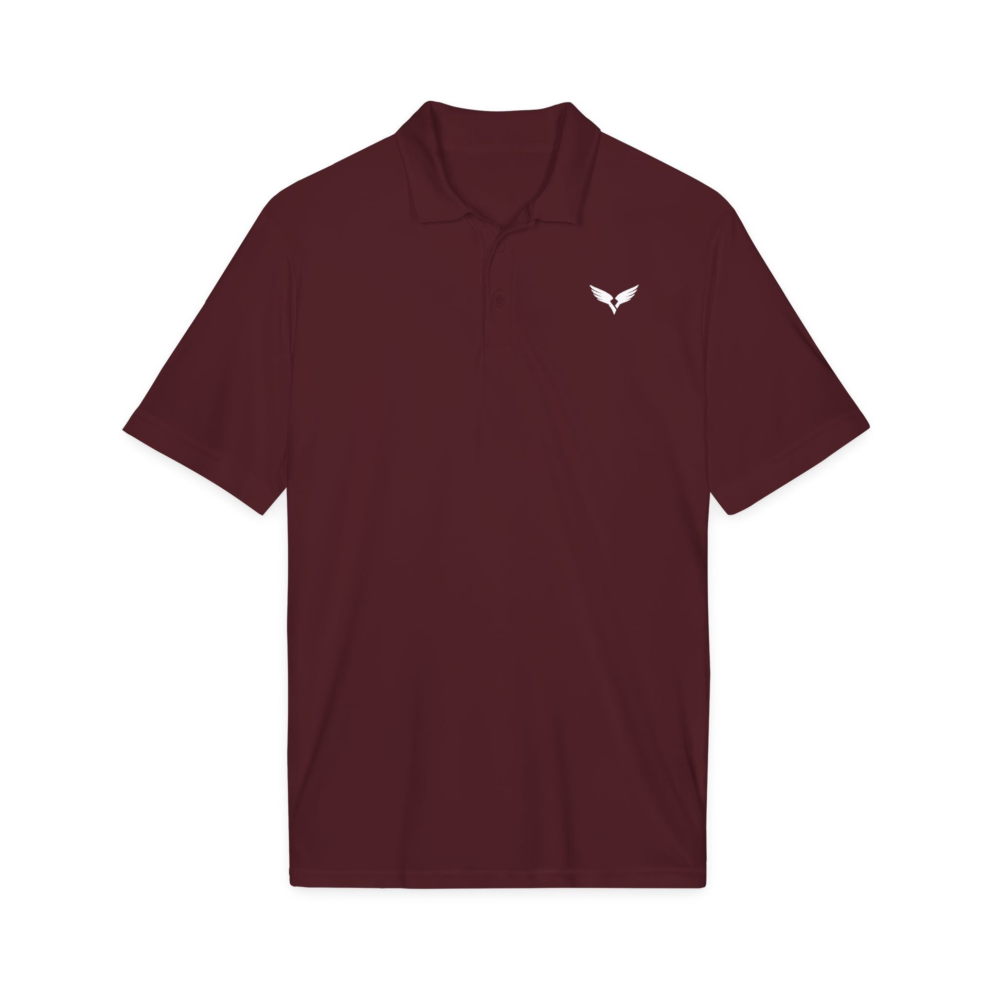 Embroidered Raven Polo Shirt – Performance Golf Polo