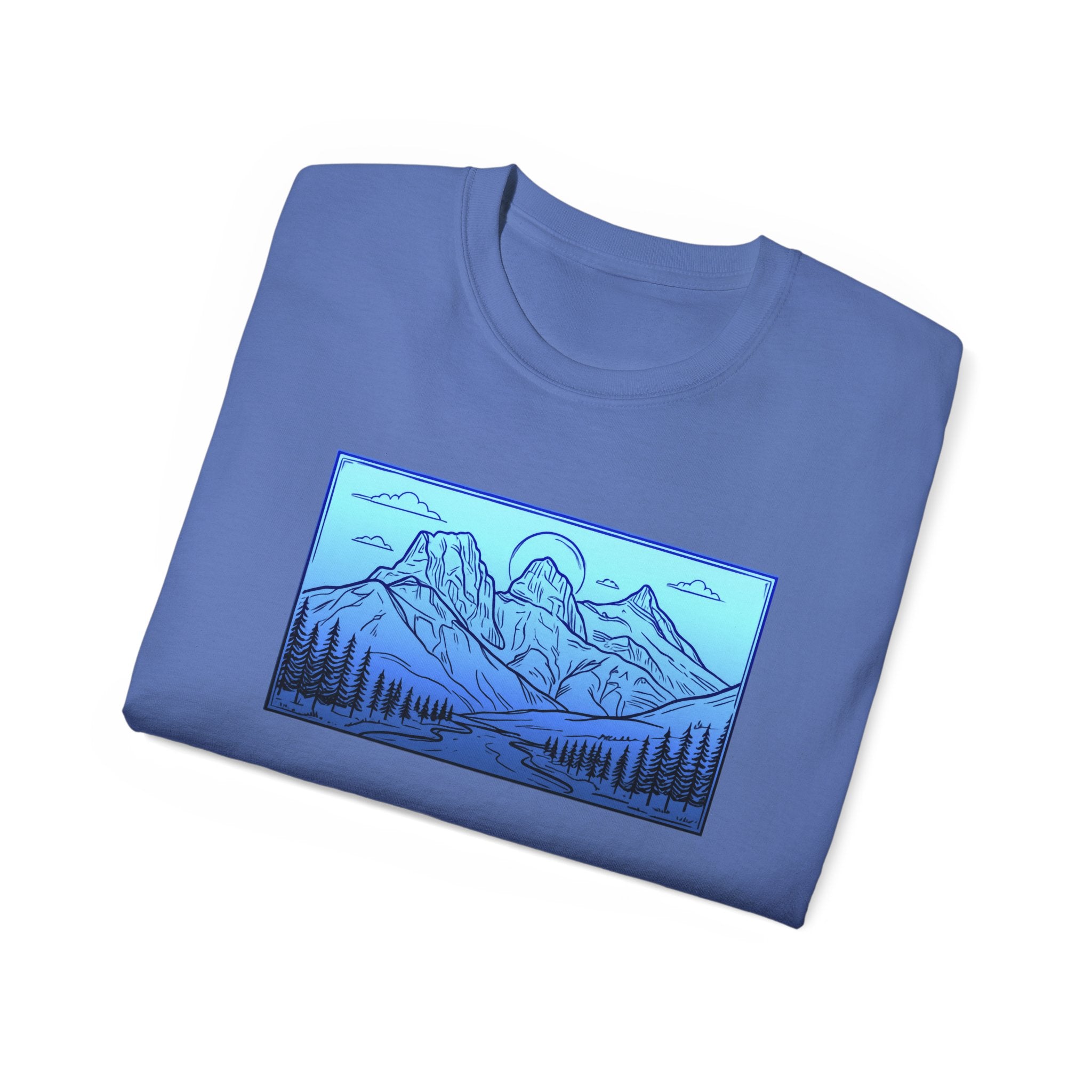 3 Sisters Canmore Alberta Art T-Shirt — 3 Sisters Canmore Alberta Graphic Tee