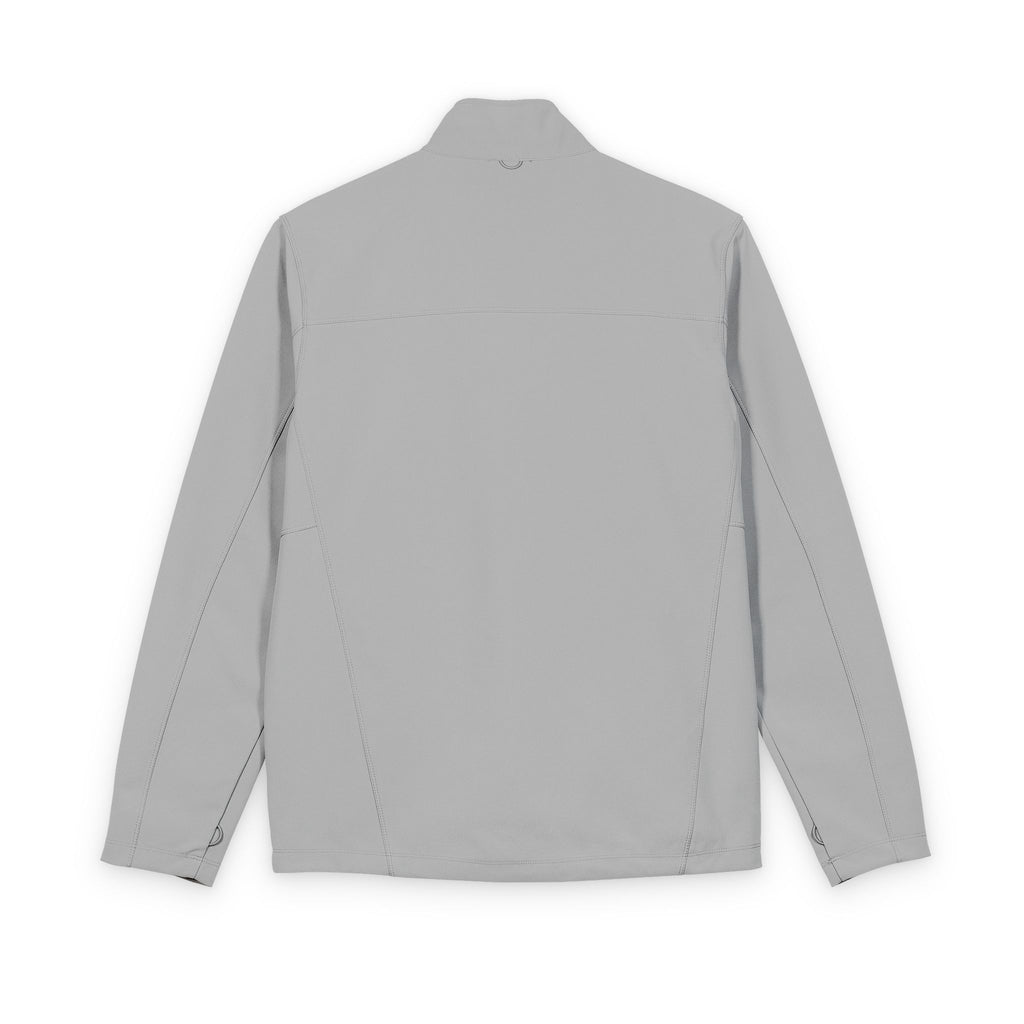 Men's Soft Shell Jacket - Small Raven Logo, Lightweight Windbreaker - Raven Quest Apparel