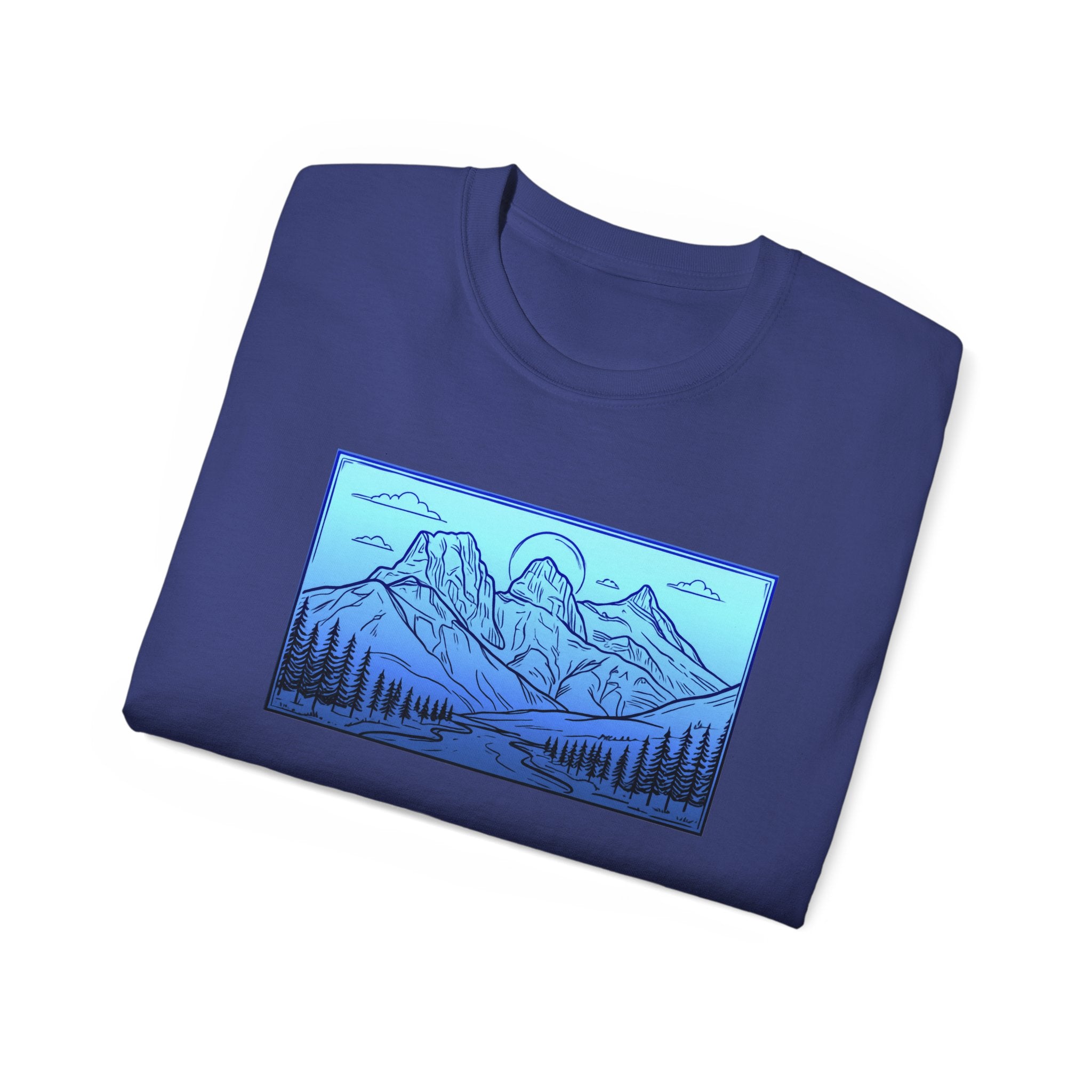 3 Sisters Canmore Alberta Art T-Shirt — 3 Sisters Canmore Alberta Graphic Tee