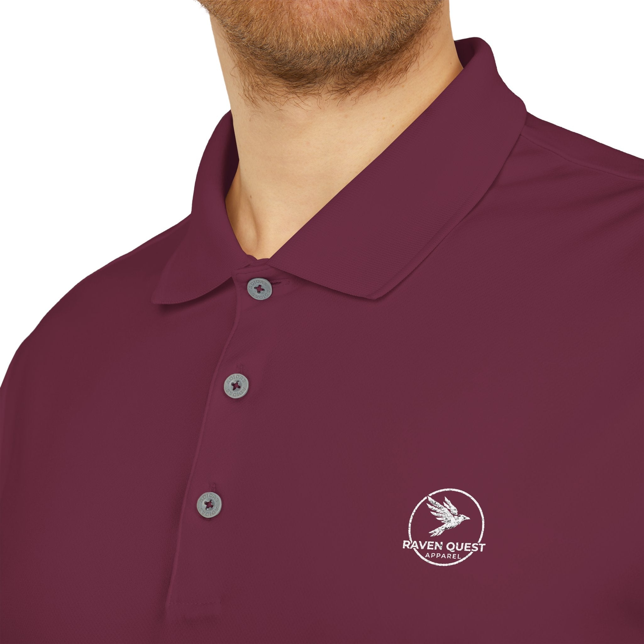 Adidas | Raven Quest Polo | Maroon - Raven Quest Apparel