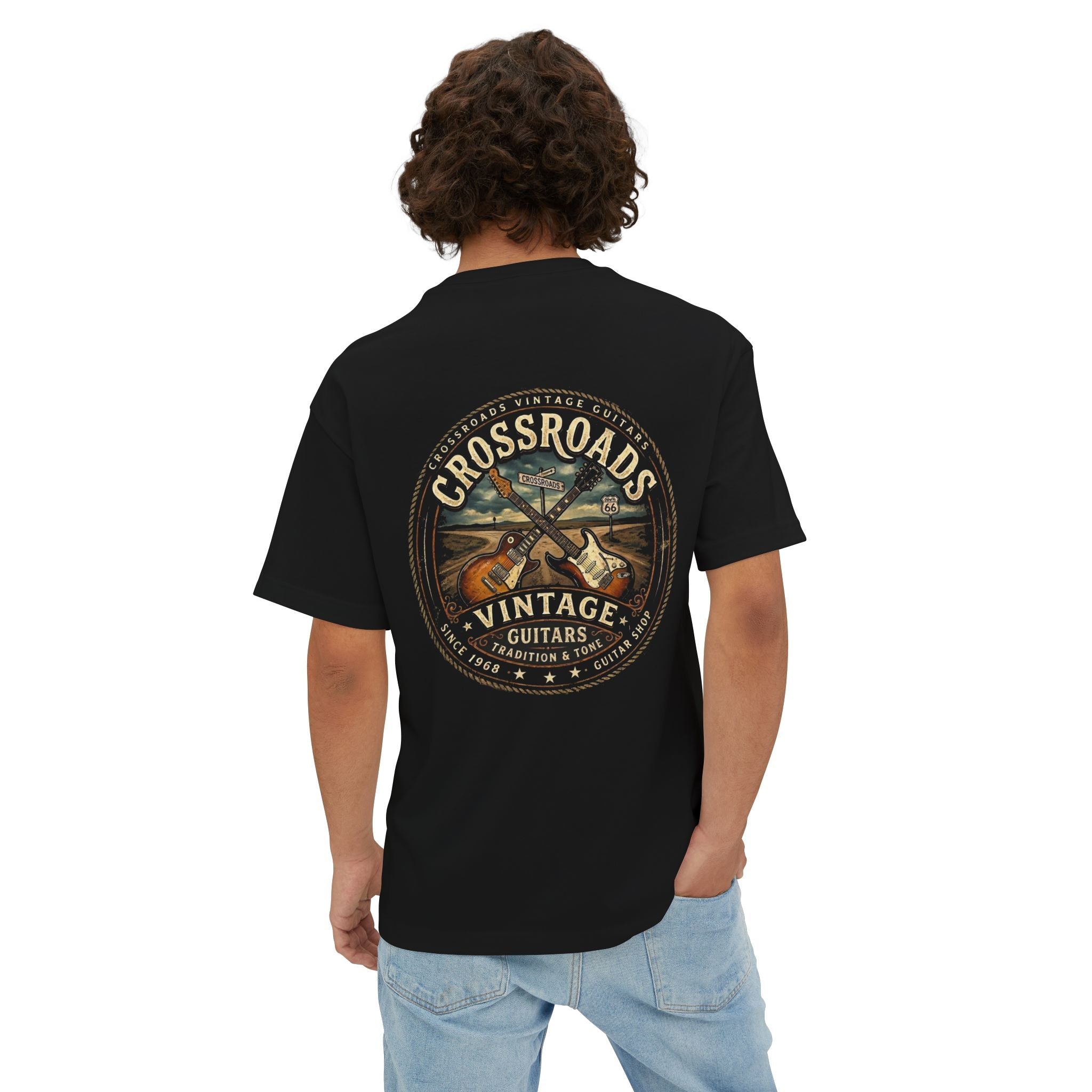 Beale Street Blues Club Guitar Tee — Vintage Memphis Music T-Shirt - Raven Quest Apparel