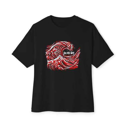 Big Red Wave Graphic Tee | Raven Quest - Raven Quest Apparel