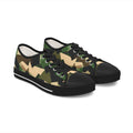 Camo Low Top Sneakers – Women's Casual Military Print Canvas Shoes - Raven Quest Apparel