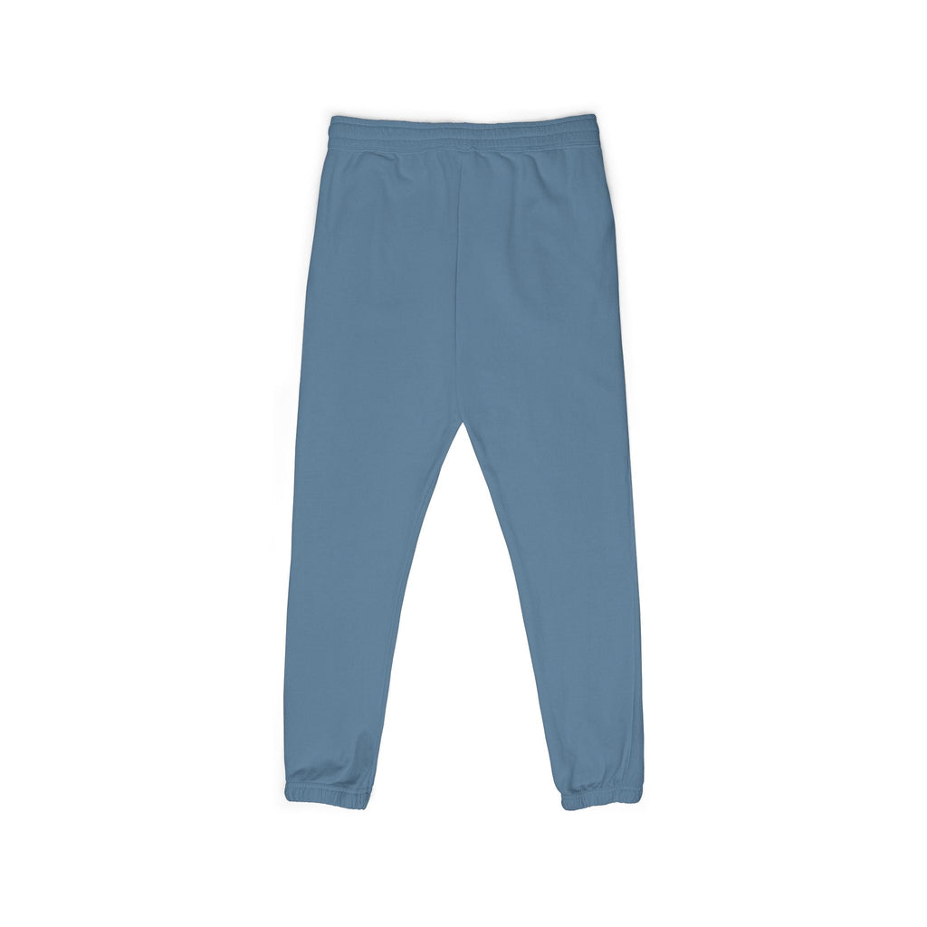 Cream Garment - Dyed Sweatpants — Vertical “Raven ” Side Print - Raven Quest Apparel