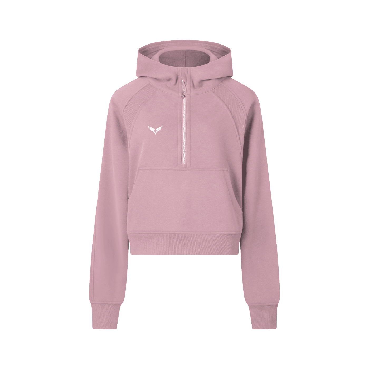Cropped Half-Zip Hoodie | Raven Quest Apparel - Raven Quest Apparel