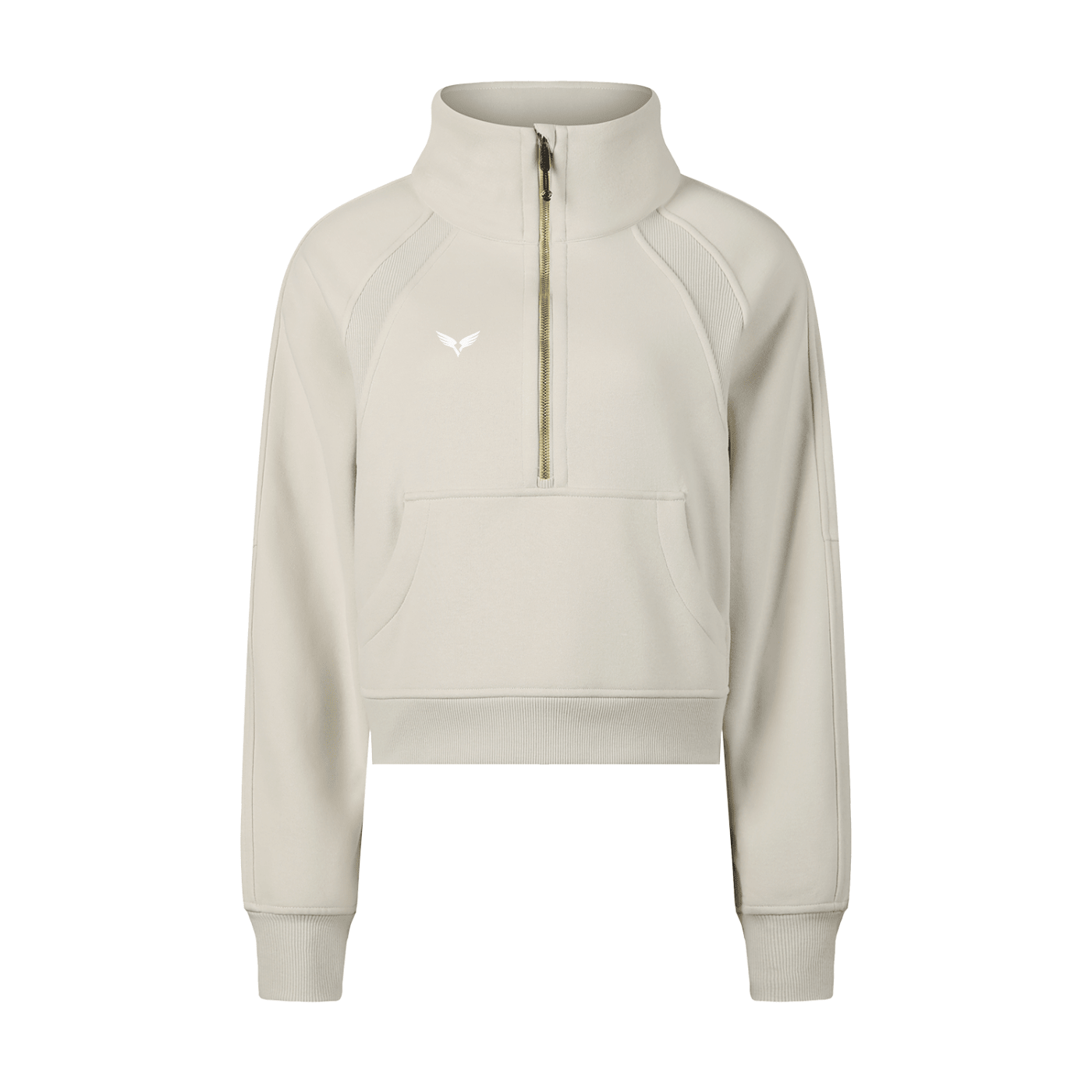 Cropped Half-Zip Sweatshirt | Raven Quest Athletics - Raven Quest Apparel