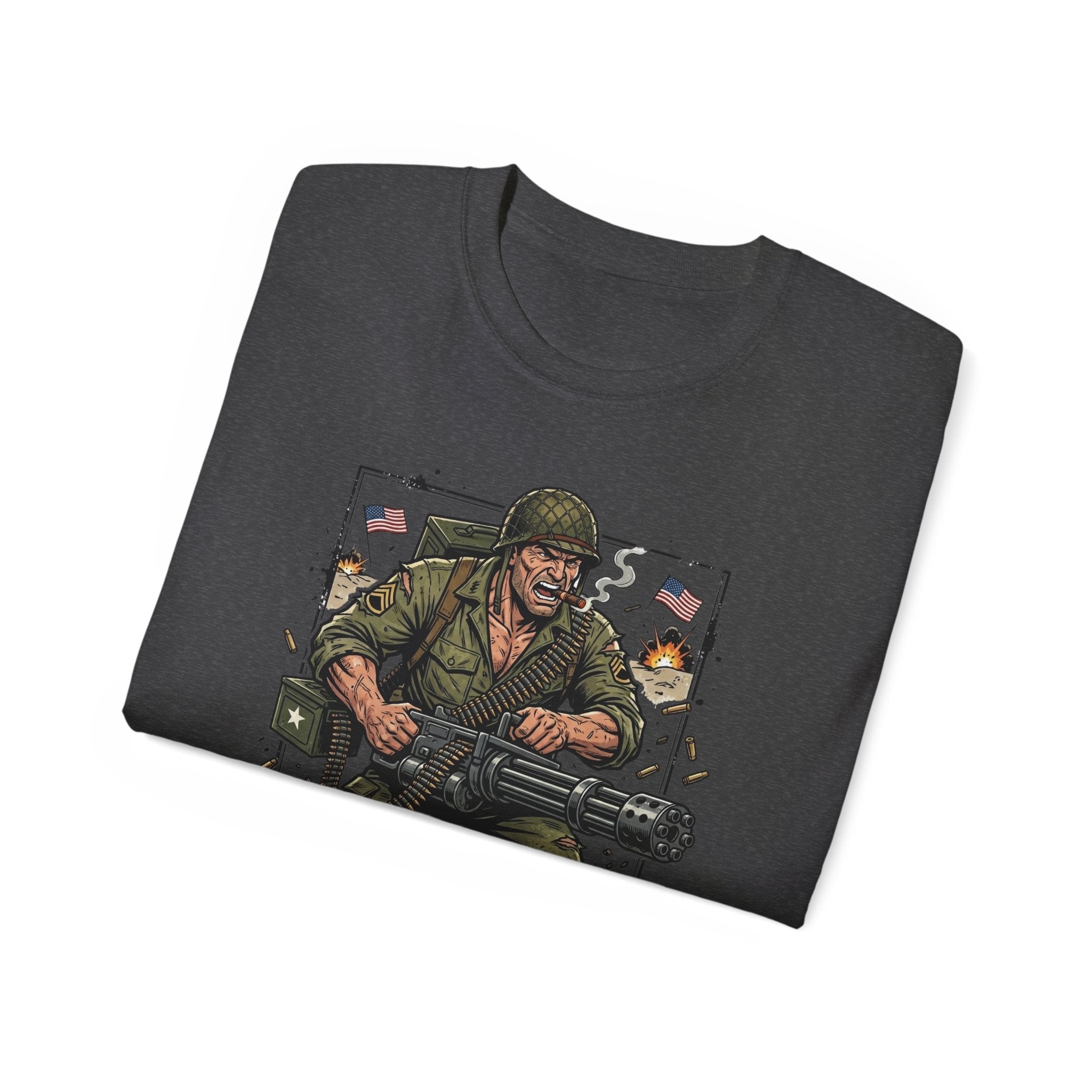 Devil Dogs Military Tee – Vintage Marine Infantry Graphic Shirt - Raven Quest Apparel